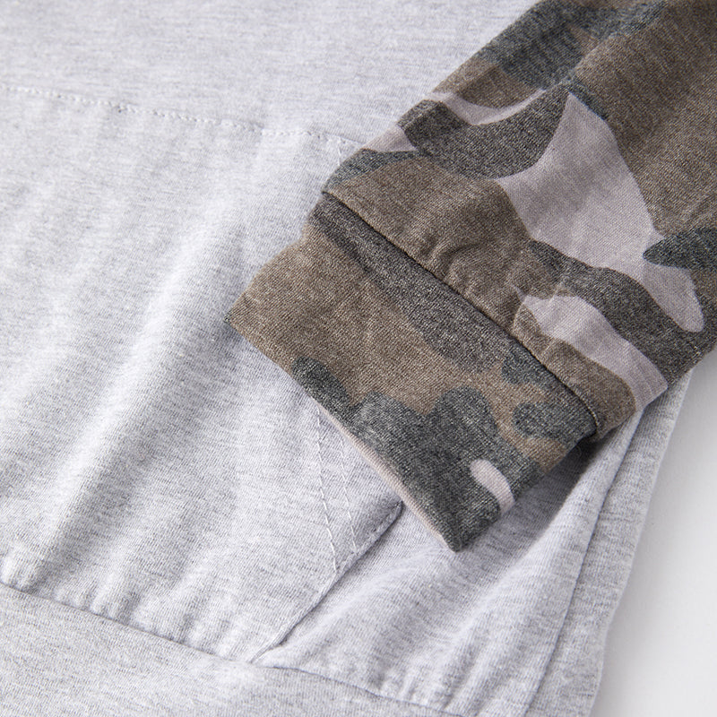 (In Stock Q7-3-1)Girls Fall Kid Life Print Hoodie