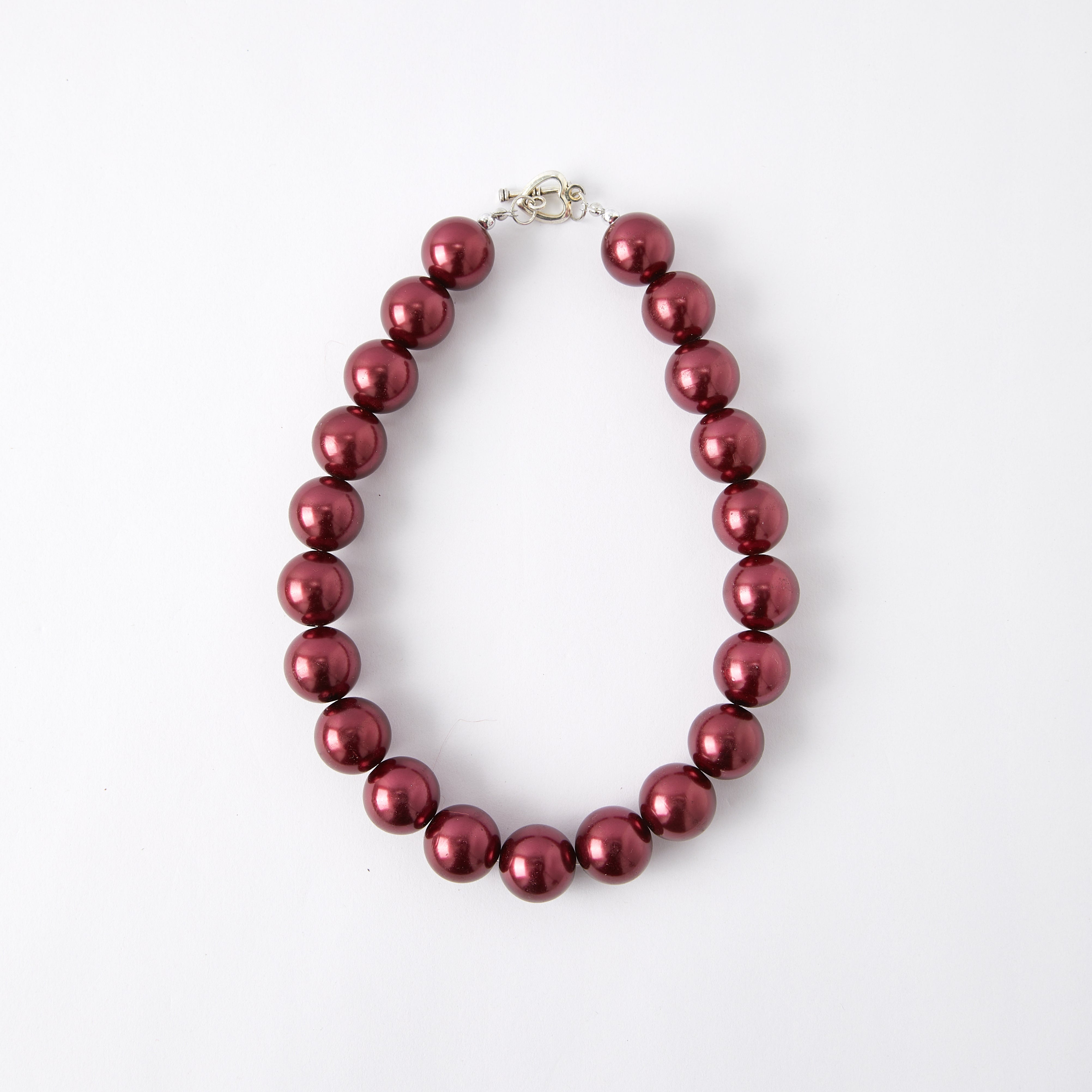 (In Stock G11)Girls Rhinestone Solid Color Beaded Necklace