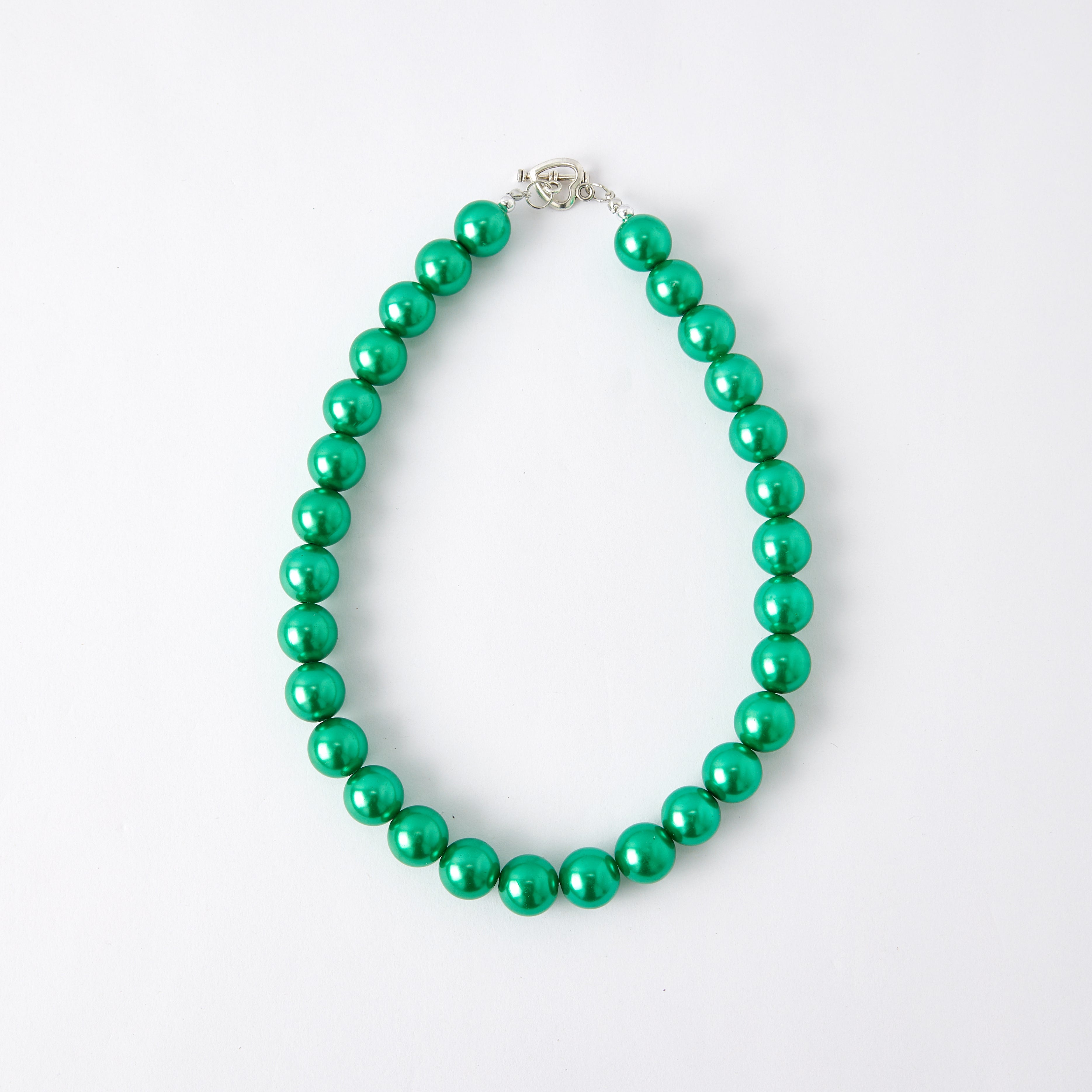 (In Stock G11)Girls Rhinestone Solid Color Beaded Necklace