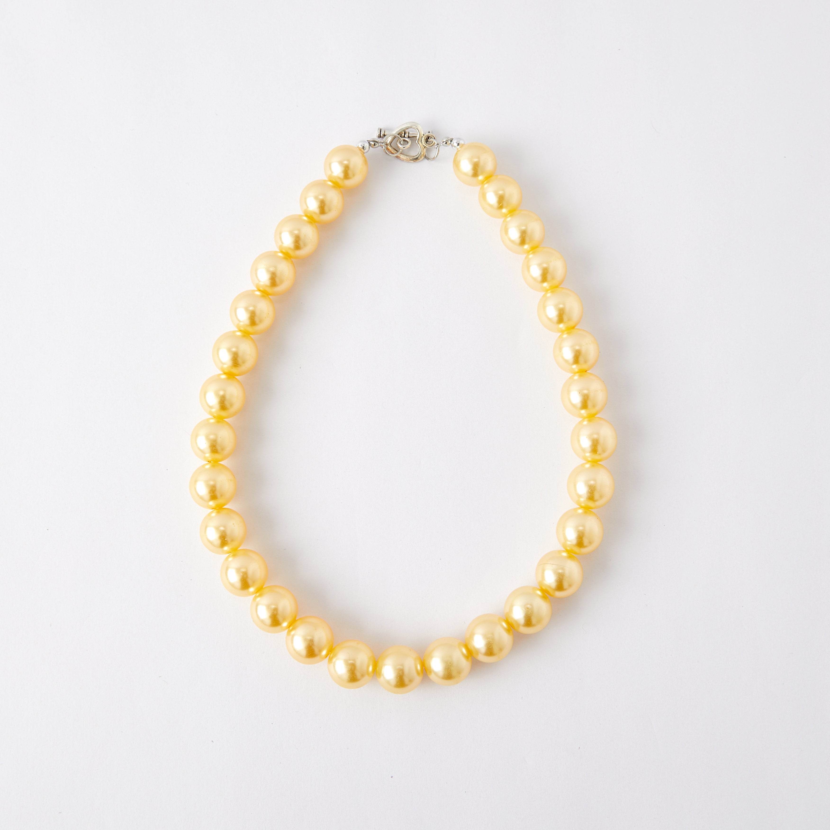 (In Stock G11)Girls Rhinestone Solid Color Beaded Necklace