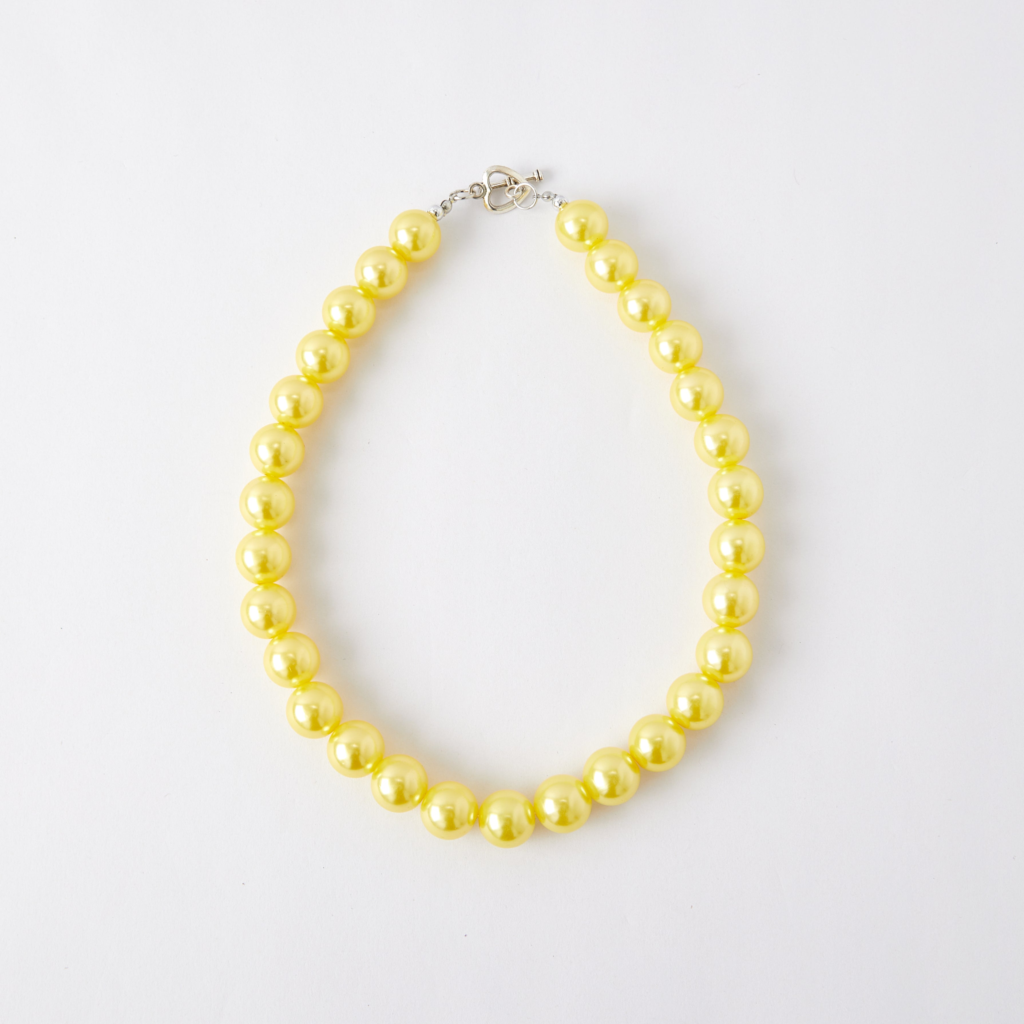 (In Stock G11)Girls Rhinestone Solid Color Beaded Necklace