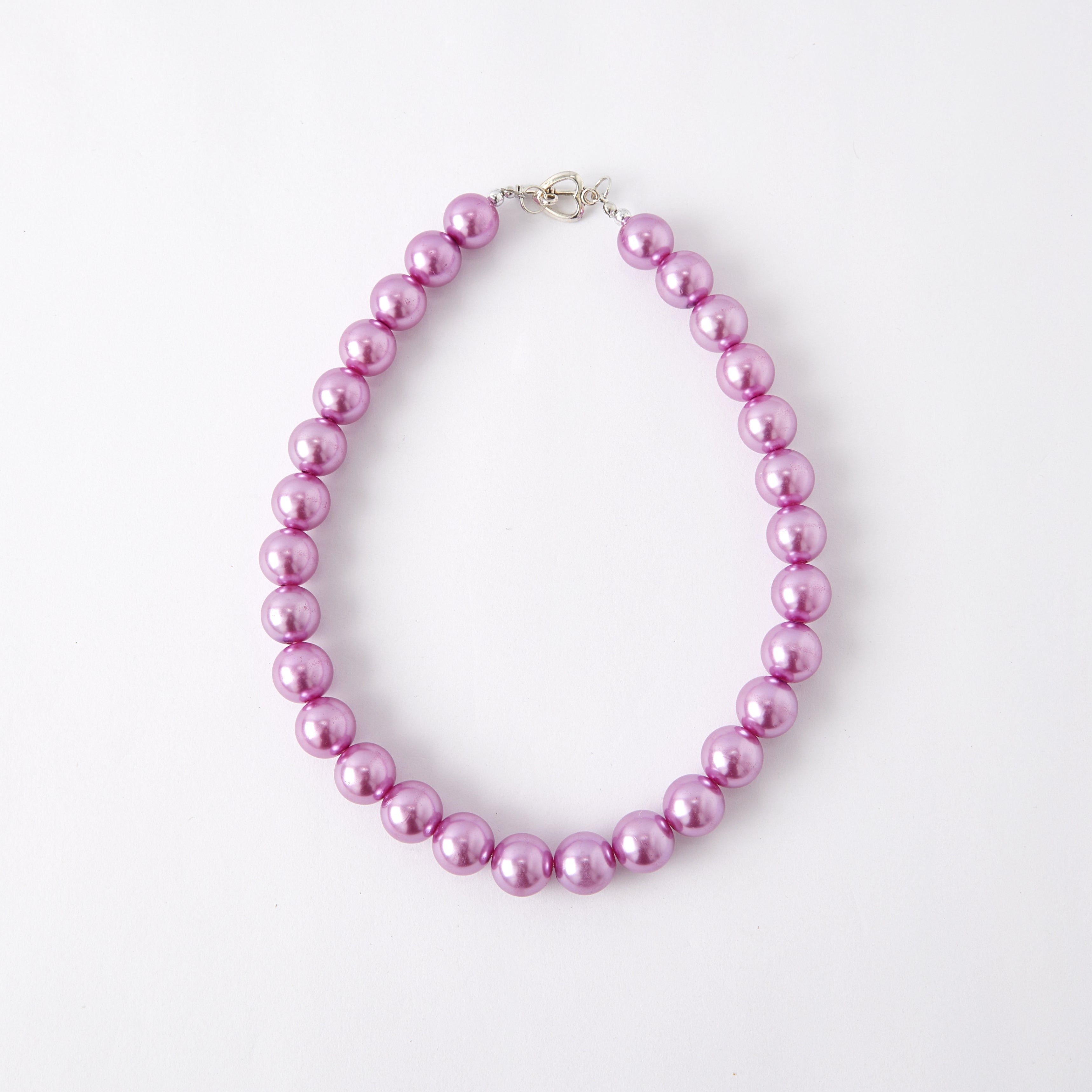 (In Stock G11)Girls Rhinestone Solid Color Beaded Necklace