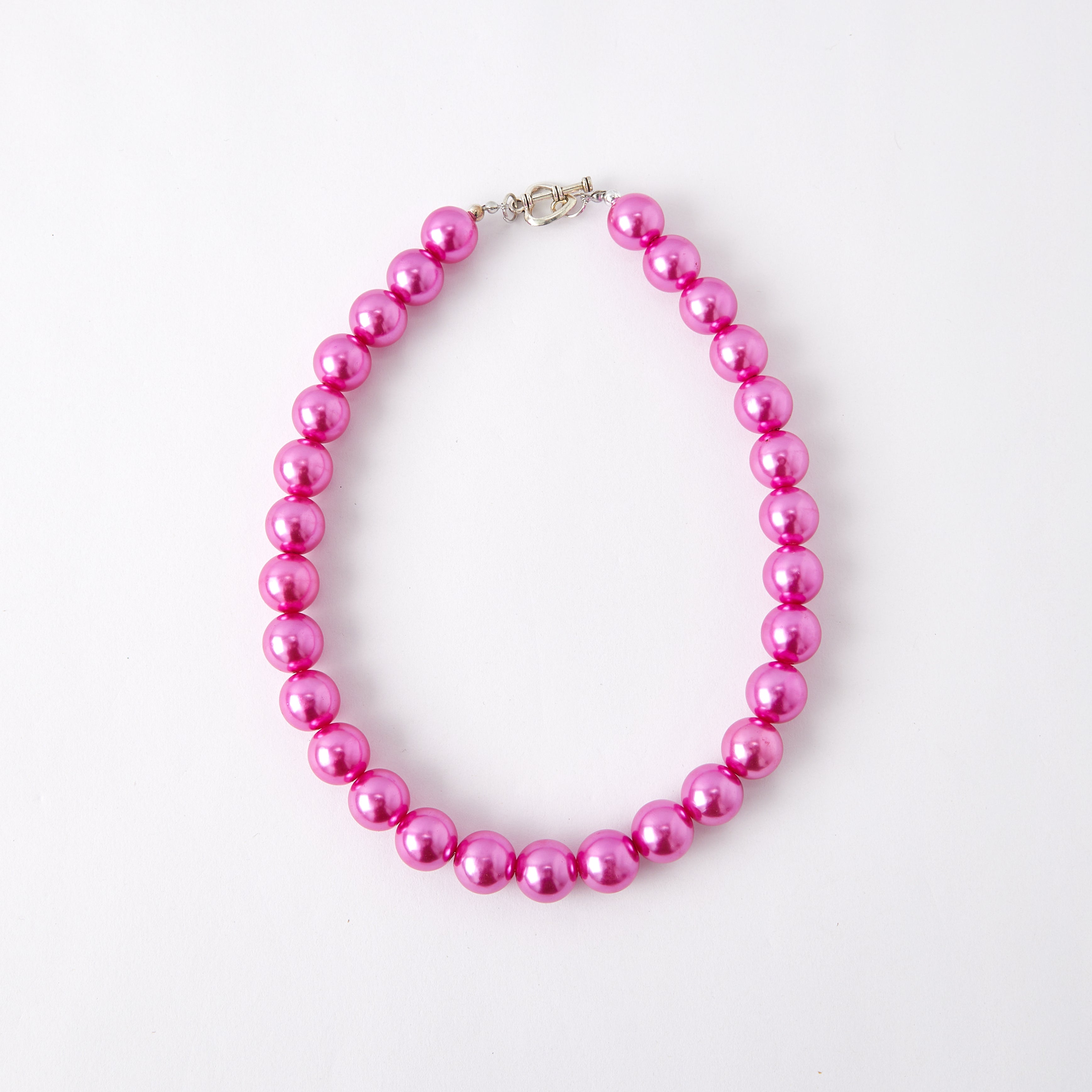 (In Stock G11)Girls Rhinestone Solid Color Beaded Necklace