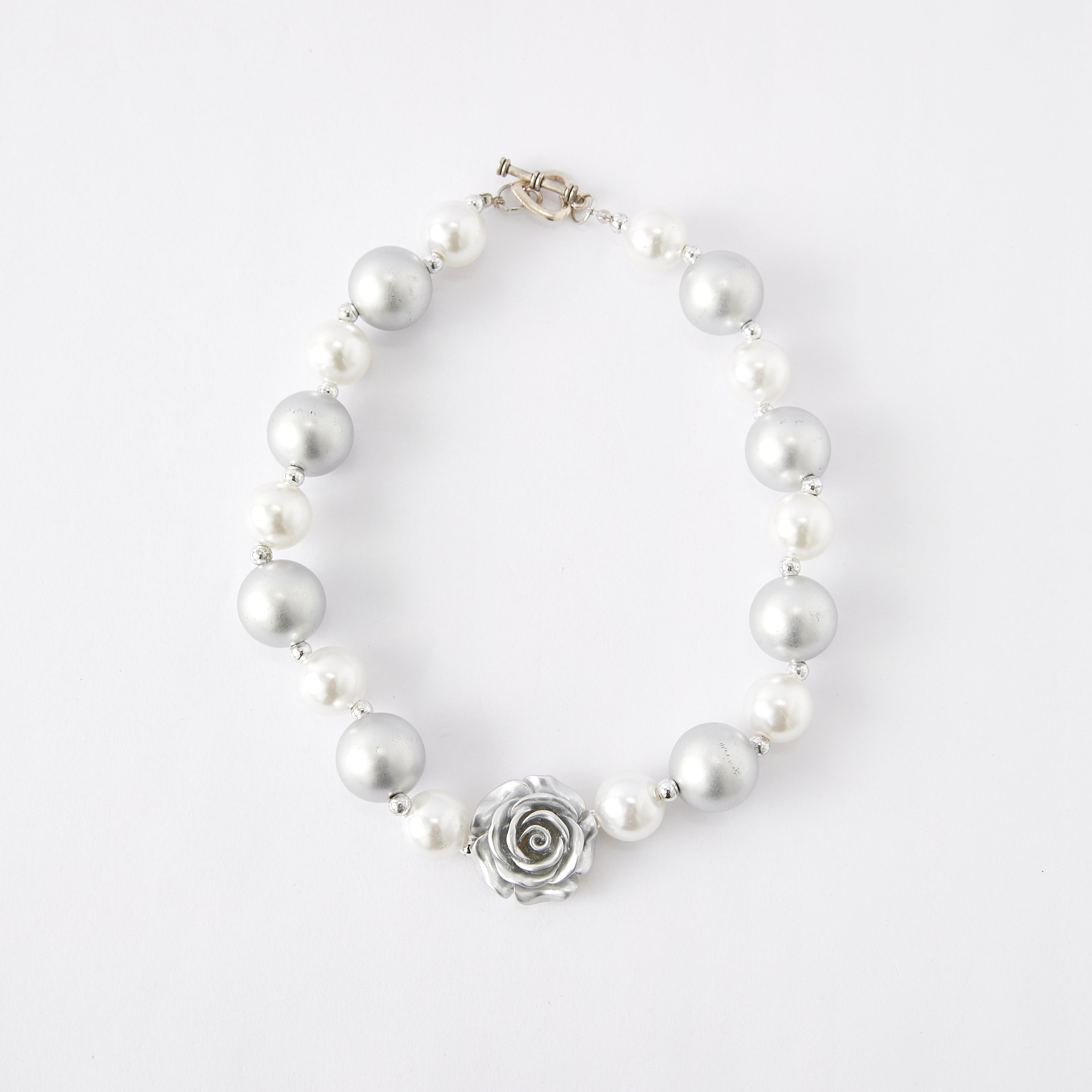 (In Stock G11)Girls Rhinestone Beaded Necklace