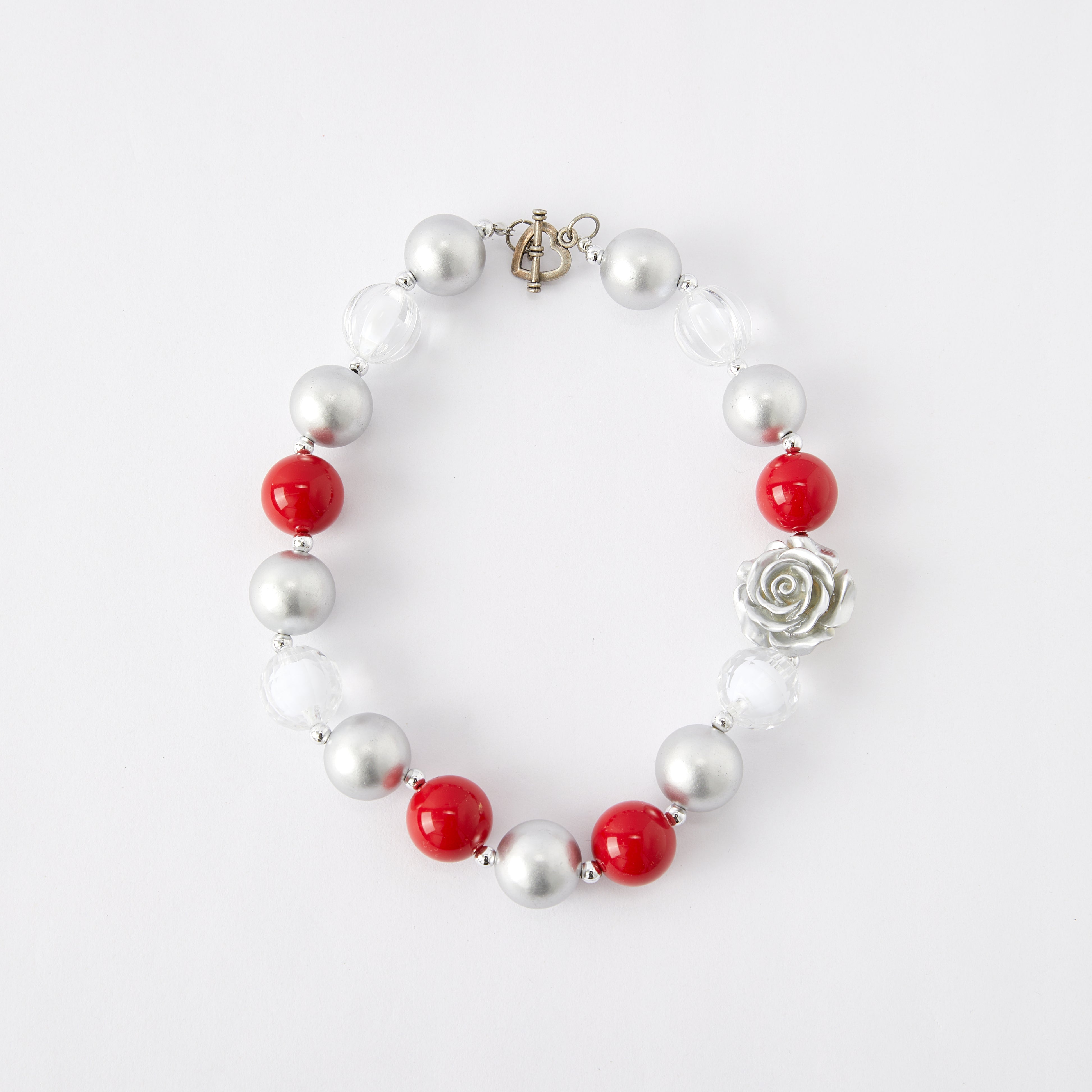 (In Stock G11)Girls Rhinestone Beaded Necklace