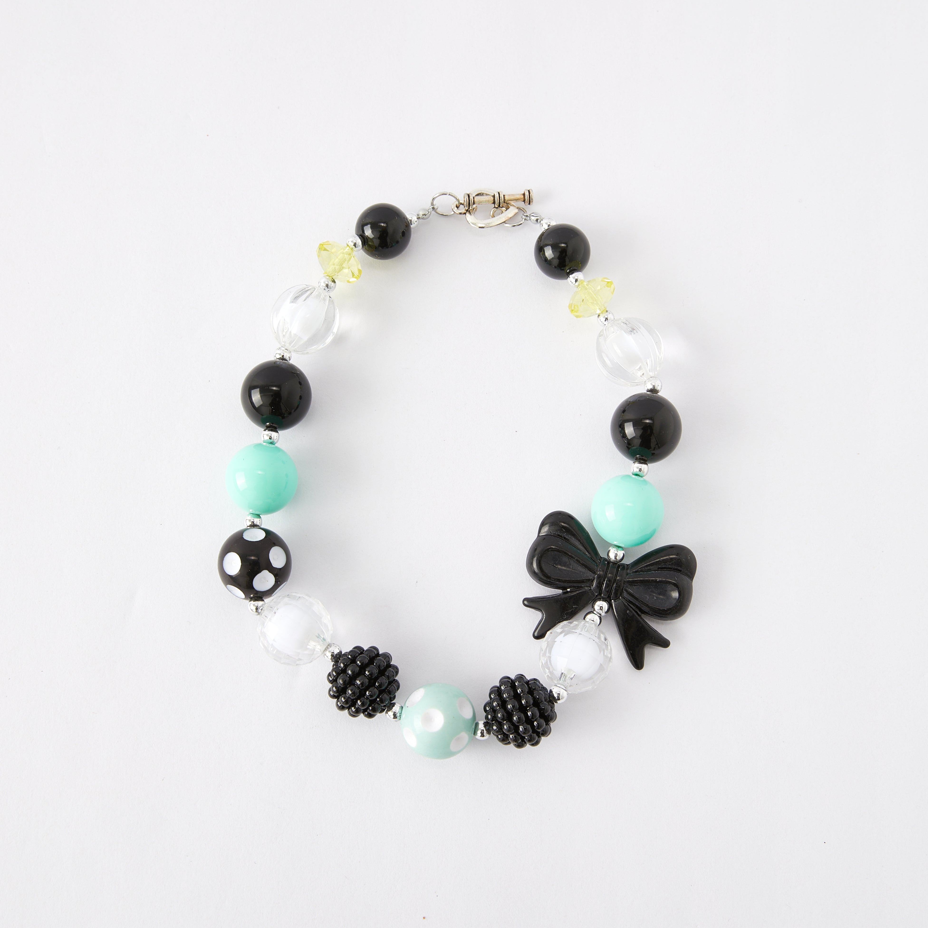 (In Stock G11)Girls Rhinestone Beaded Necklace