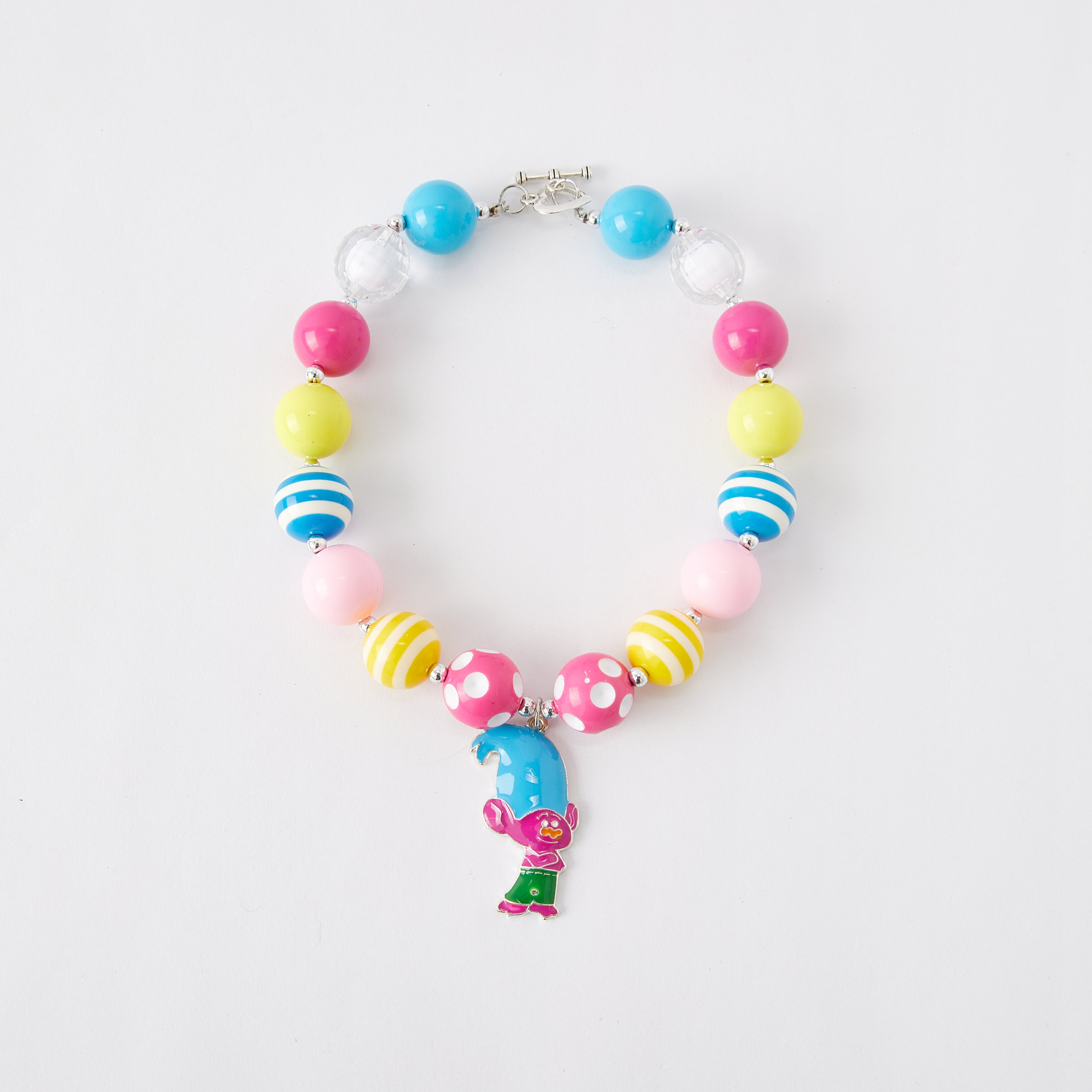 (In Stock G11)Girls Rhinestone Beaded Necklace