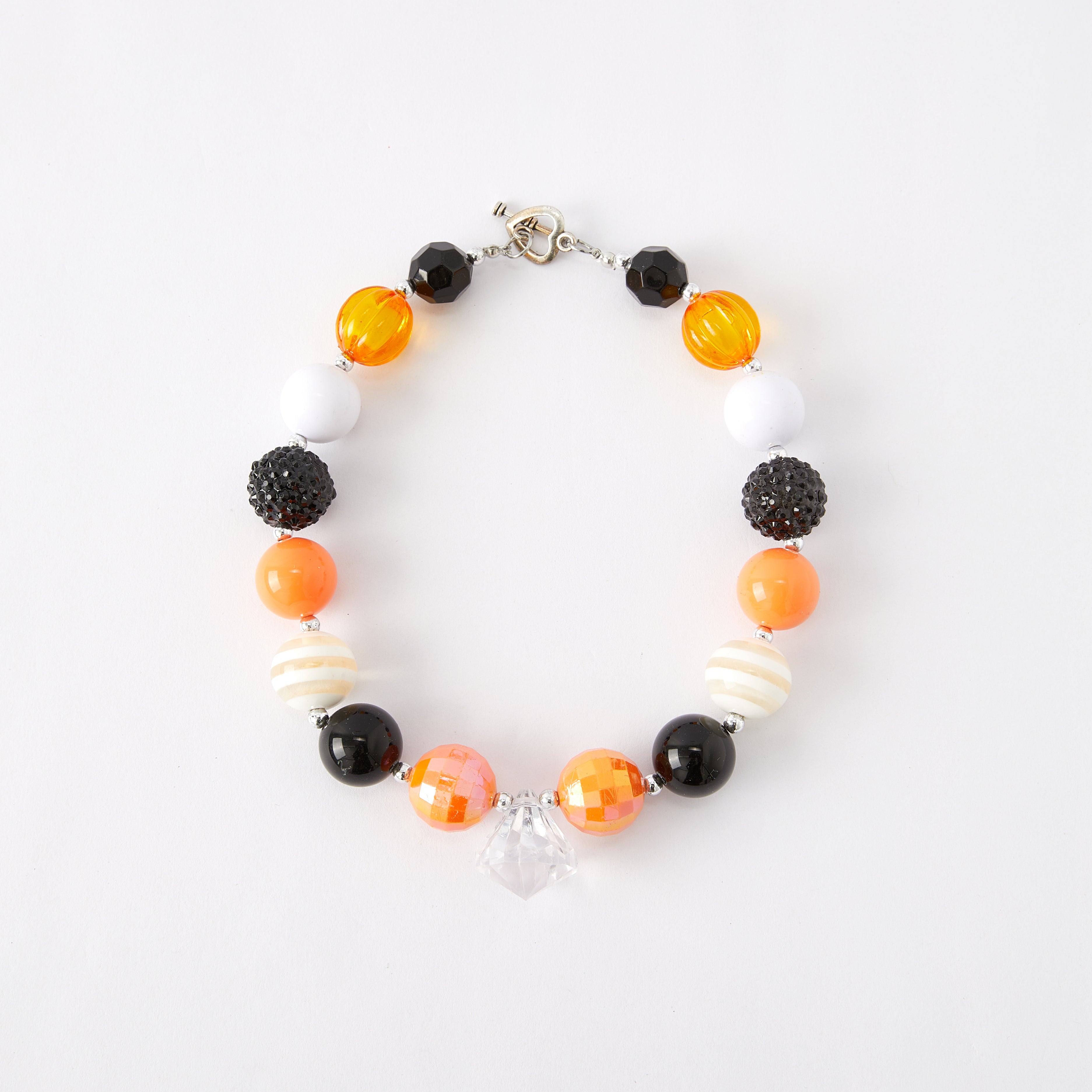 (In Stock G11)Girls Rhinestone Beaded Necklace