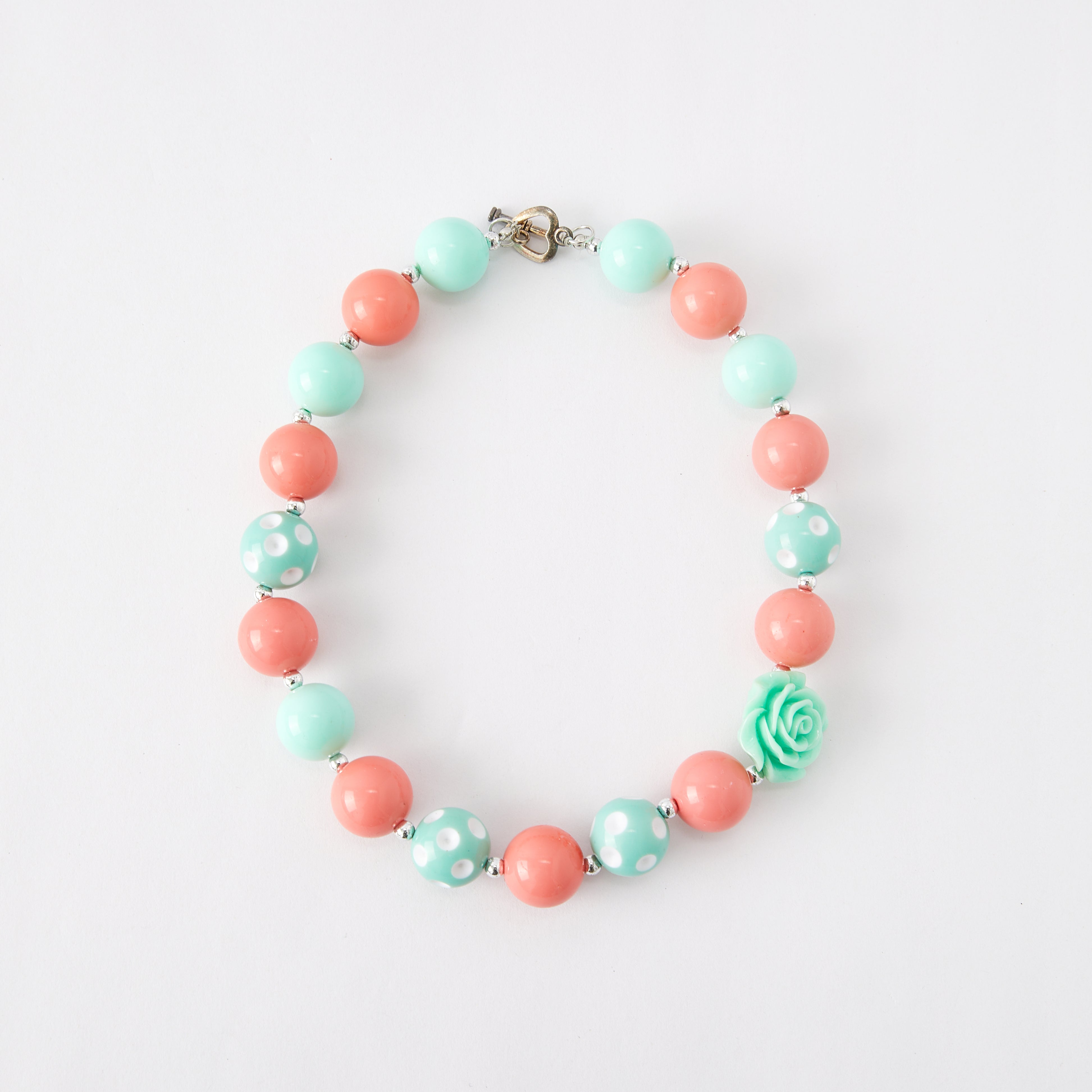 (In Stock G11)Girls Rhinestone Beaded Necklace