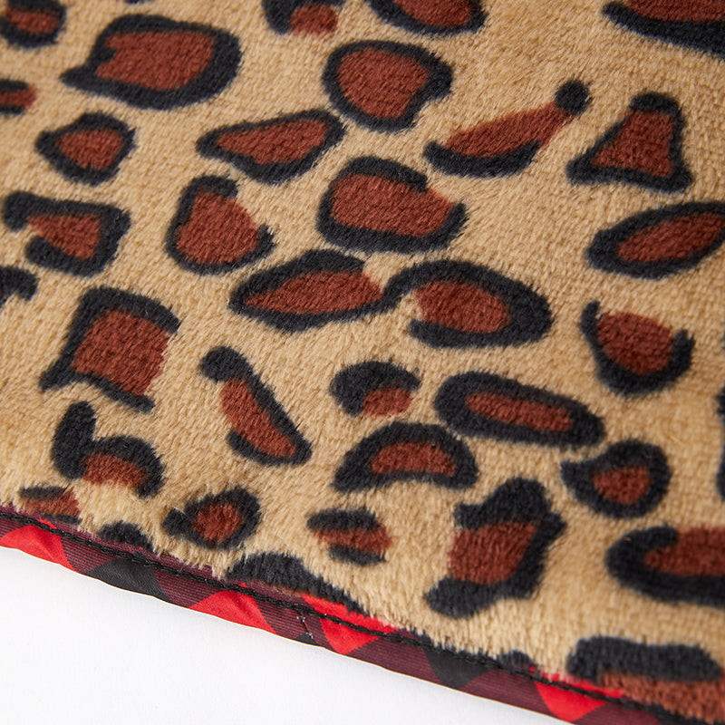 (In Stock L15-2-1)Girls Fall Red Plaid Reversible Vest