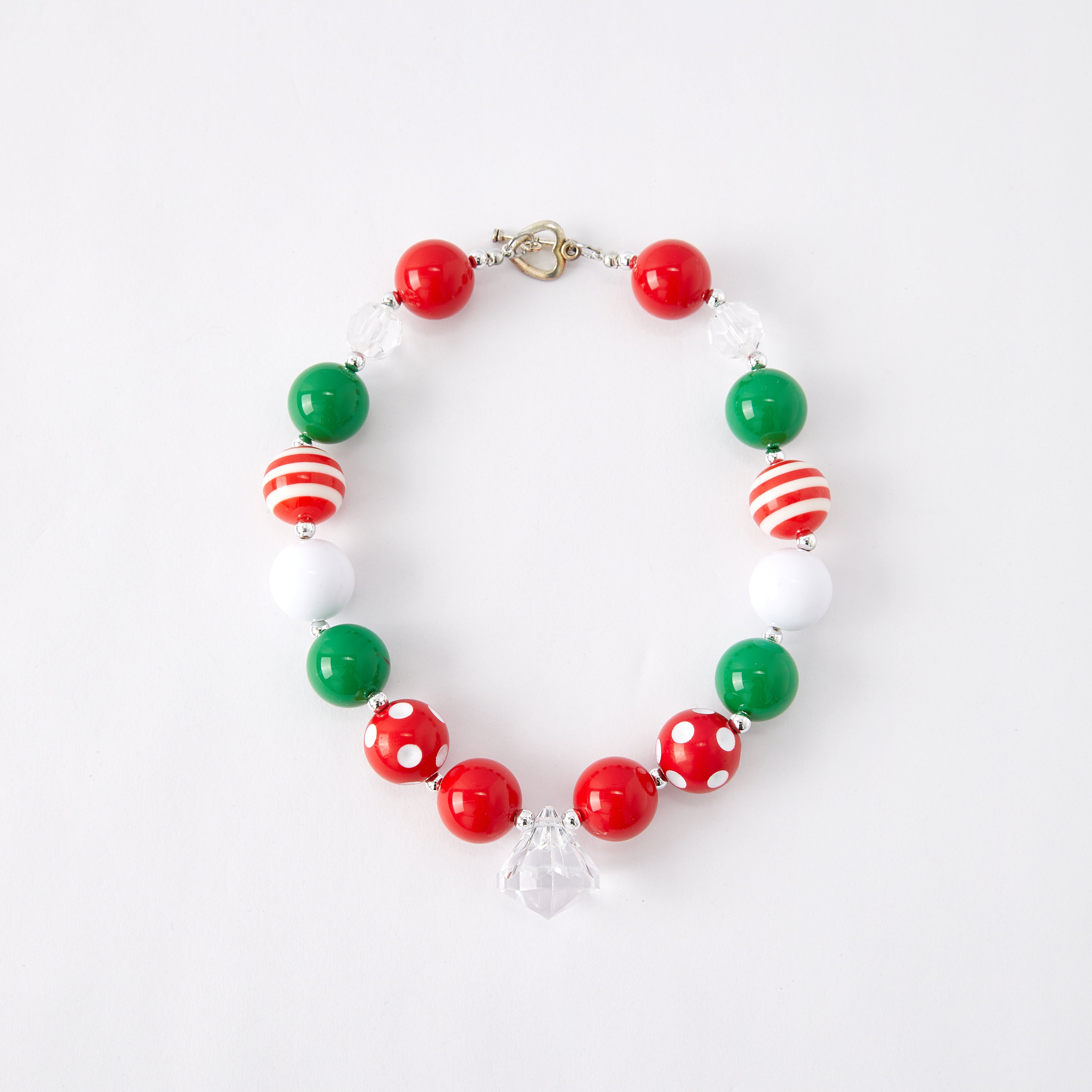 (In Stock G11)Girls Rhinestone Beaded Necklace