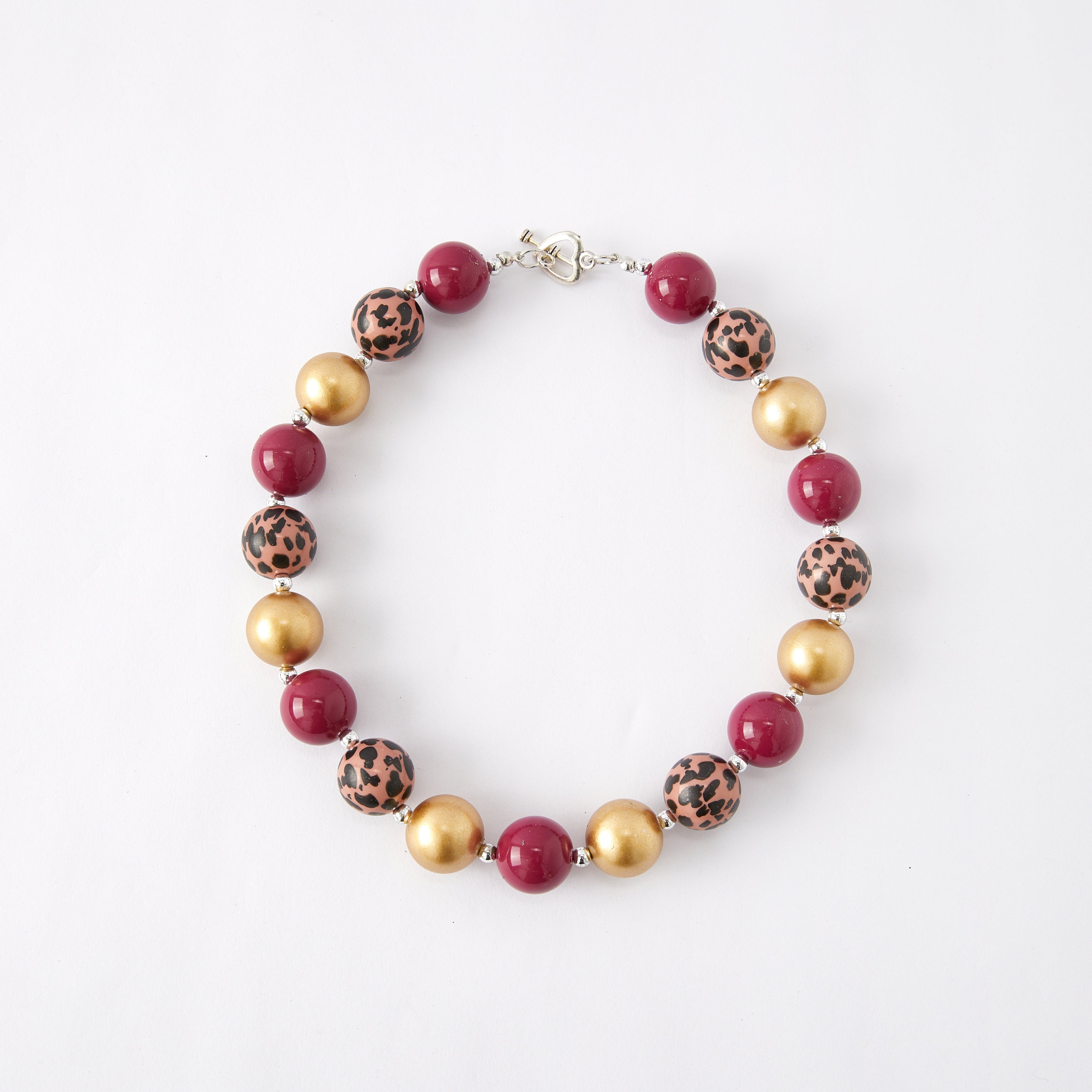 (In Stock G11)Girls Rhinestone Beaded Necklace