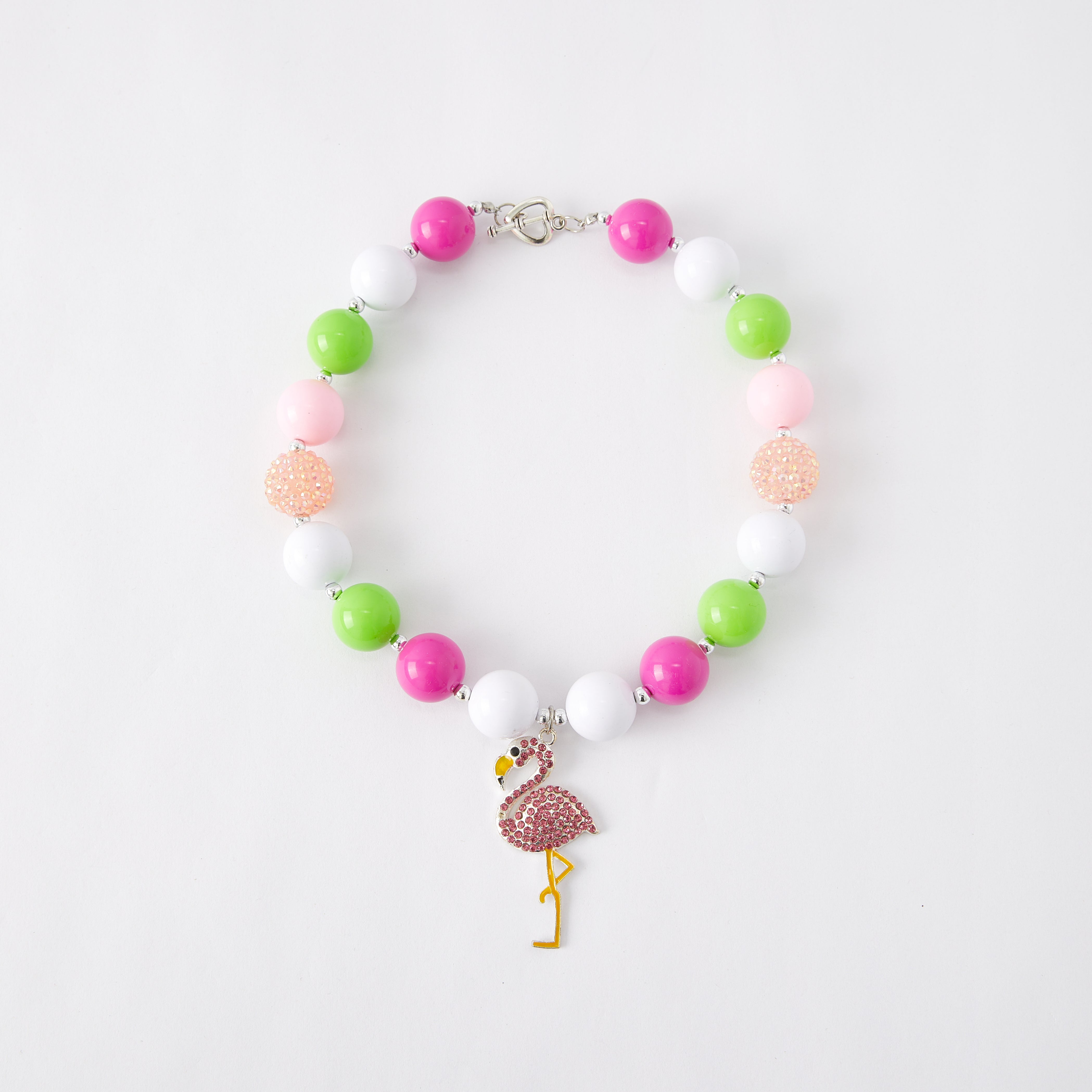 (In Stock G11)Girls Rhinestone Beaded Necklace