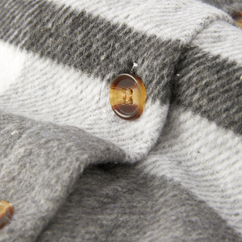 (In Stock L18-2-2 L18-1-2)Mommy and Me Fall Grey Plaid Shirt