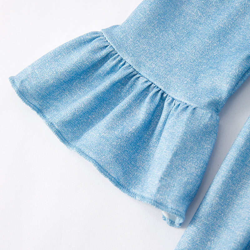 (In Stock G22-4-1)Girls Spring Farm Print Dress