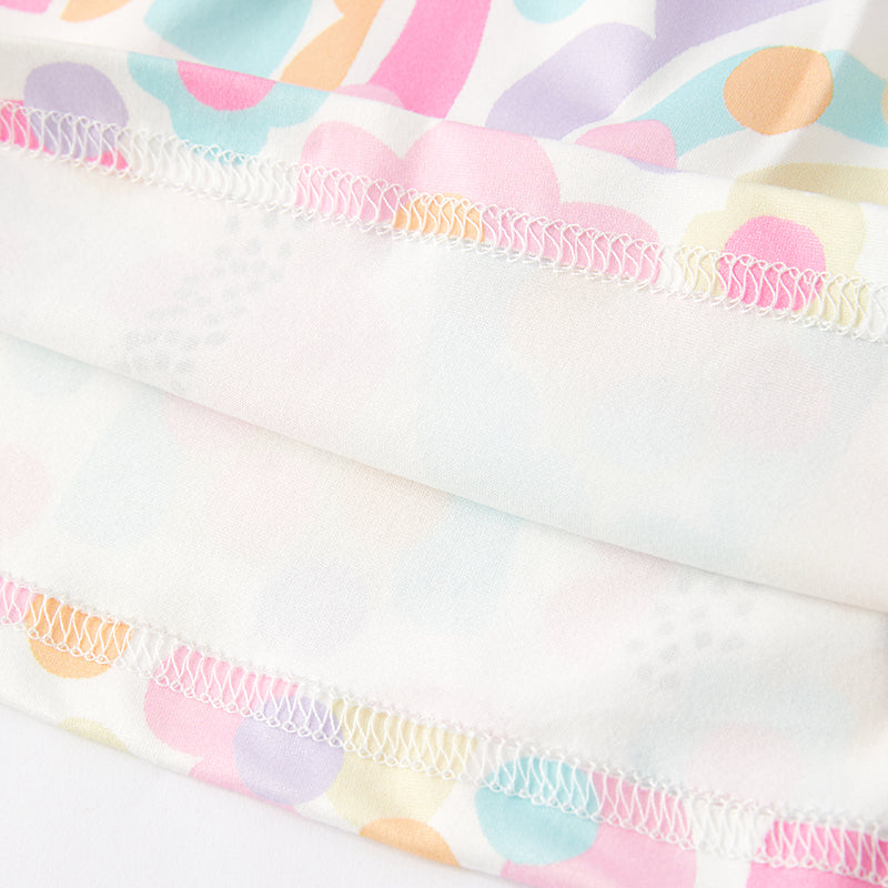 (In Stock E23-4-3)One Pack(8 Pieces total) Sale Girls Spring Floral Print Dress