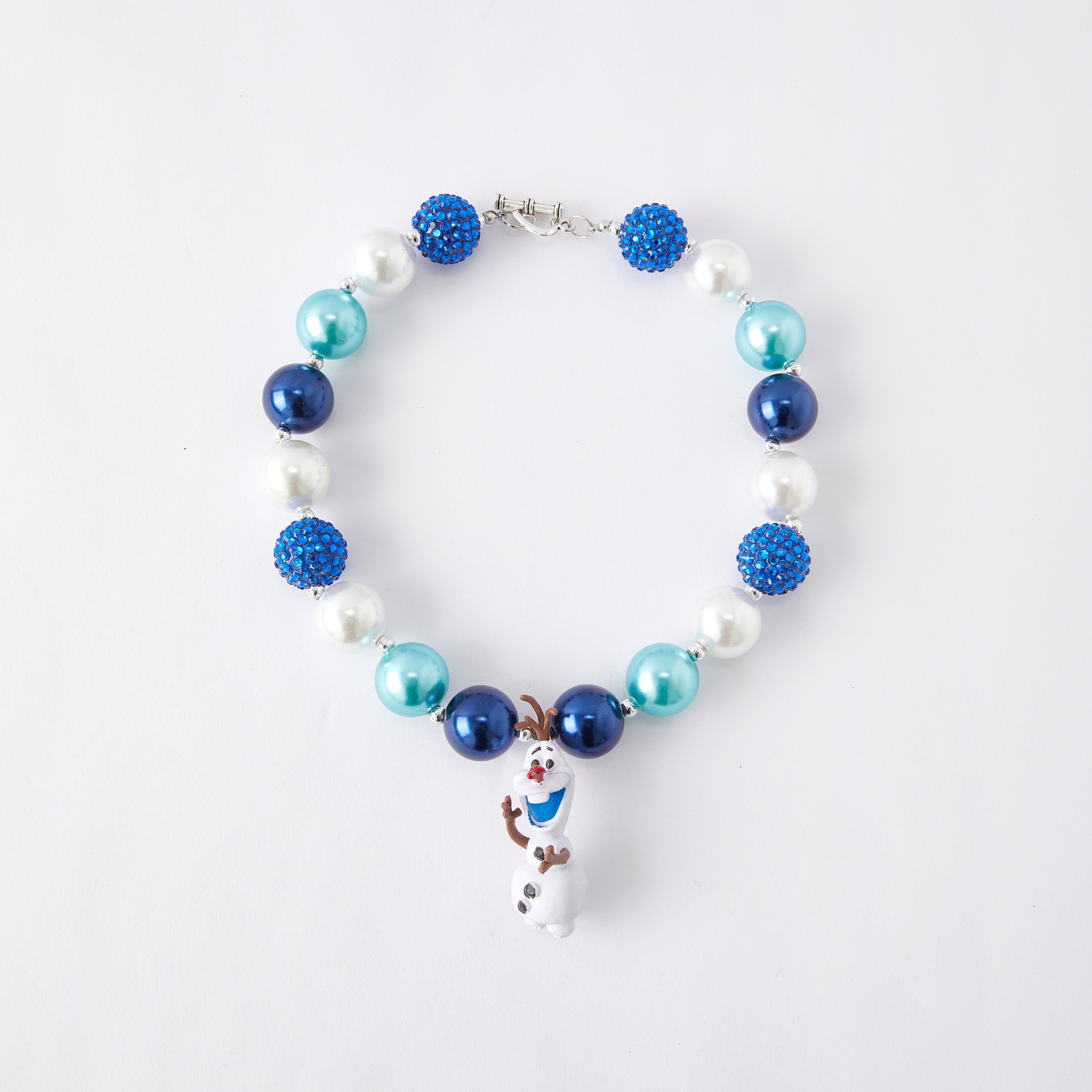 (In Stock G11)Girls Rhinestone Beaded Necklace