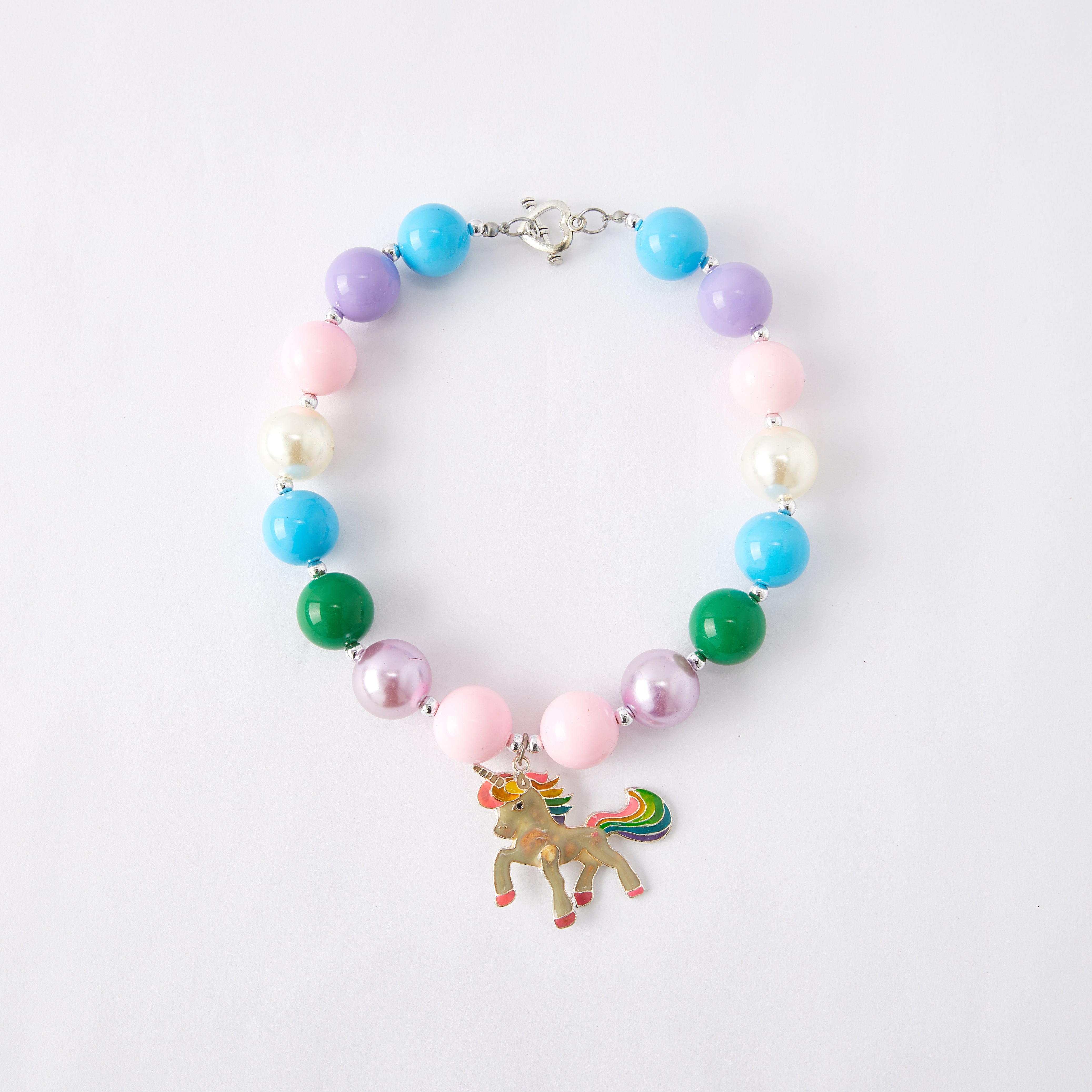 (In Stock G11)Girls Rhinestone Beaded Necklace