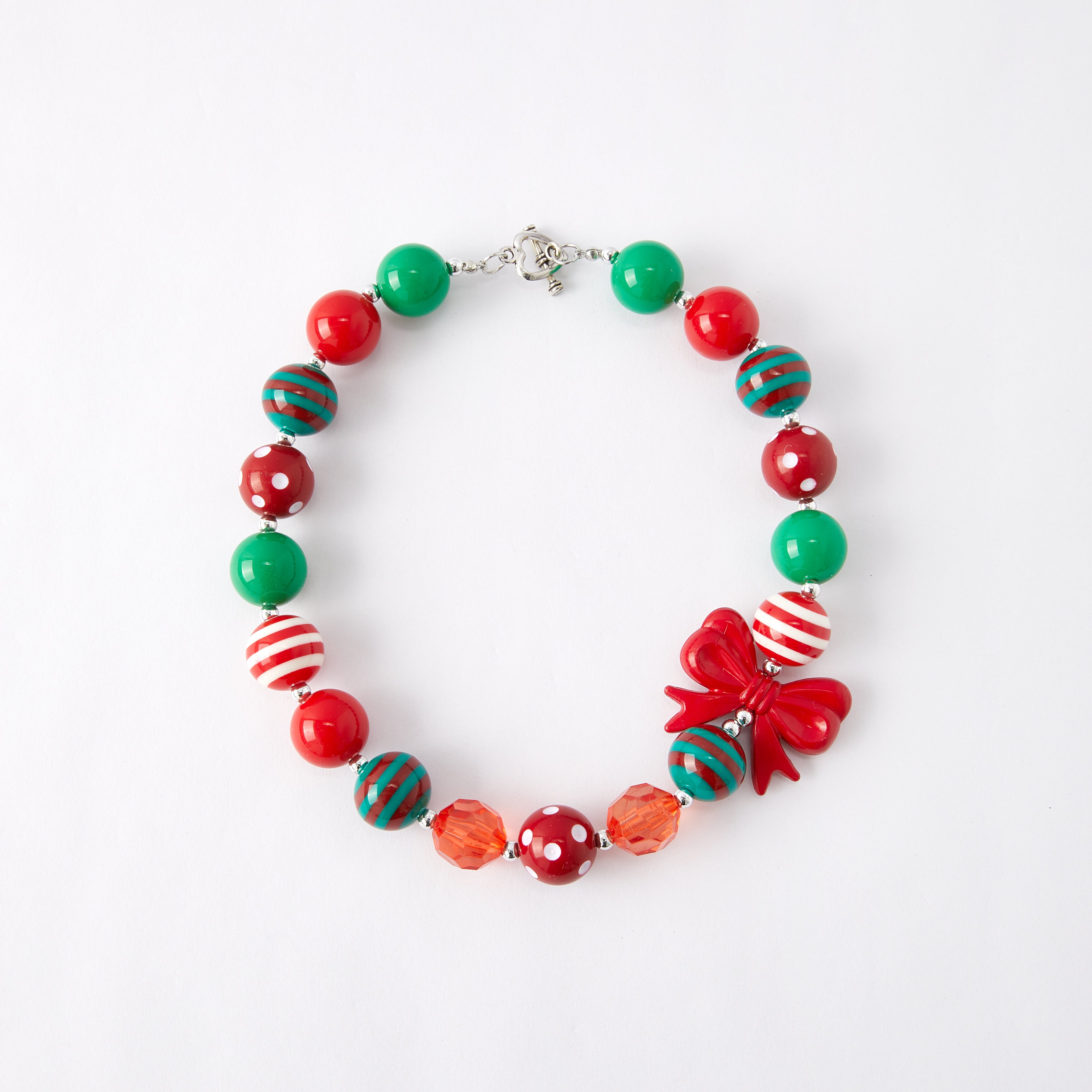 (In Stock G11)Girls Rhinestone Beaded Necklace