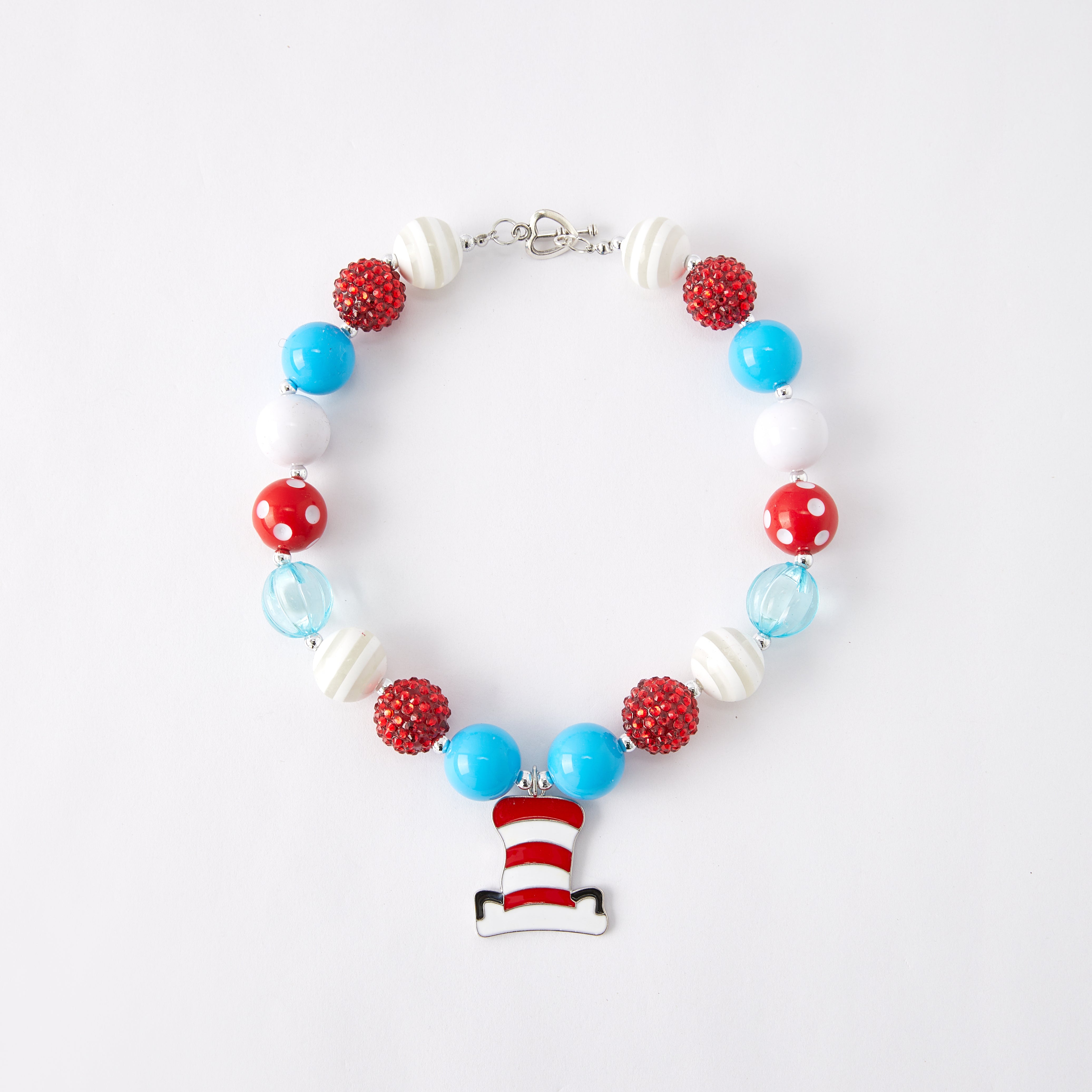 (In Stock G11)Girls Rhinestone Beaded Necklace