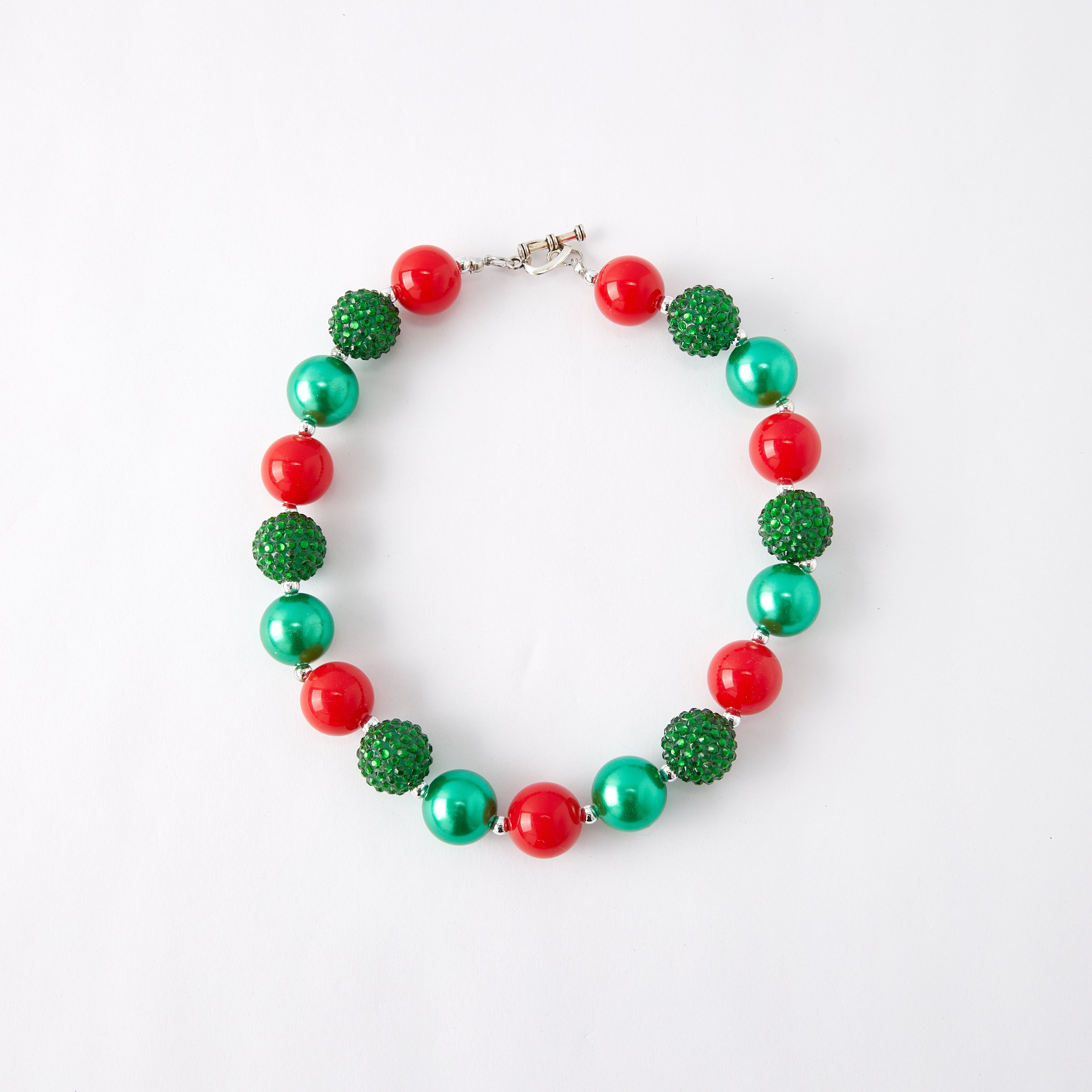 (In Stock G11)Girls Rhinestone Beaded Necklace