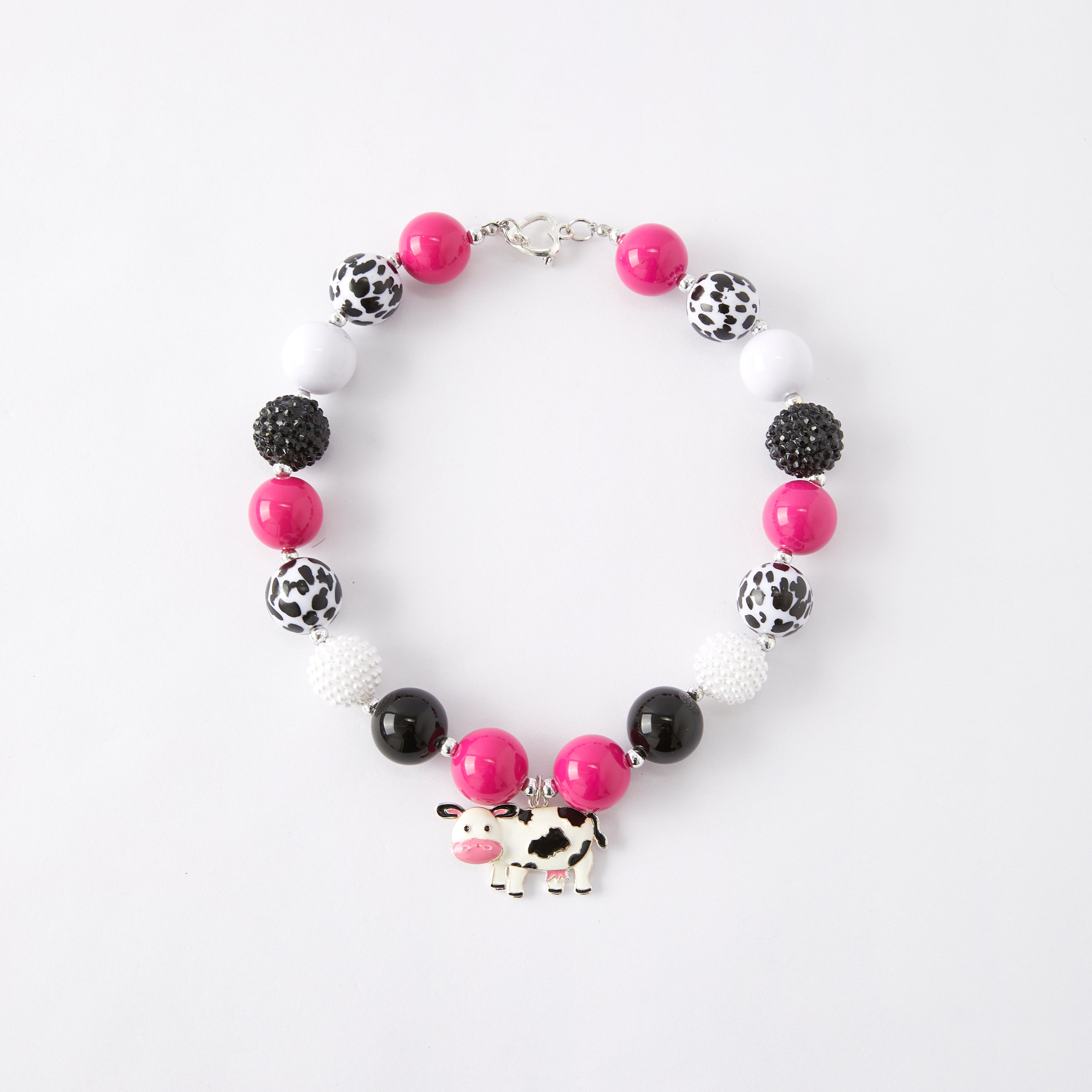 (In Stock G11)Girls Rhinestone Beaded Necklace