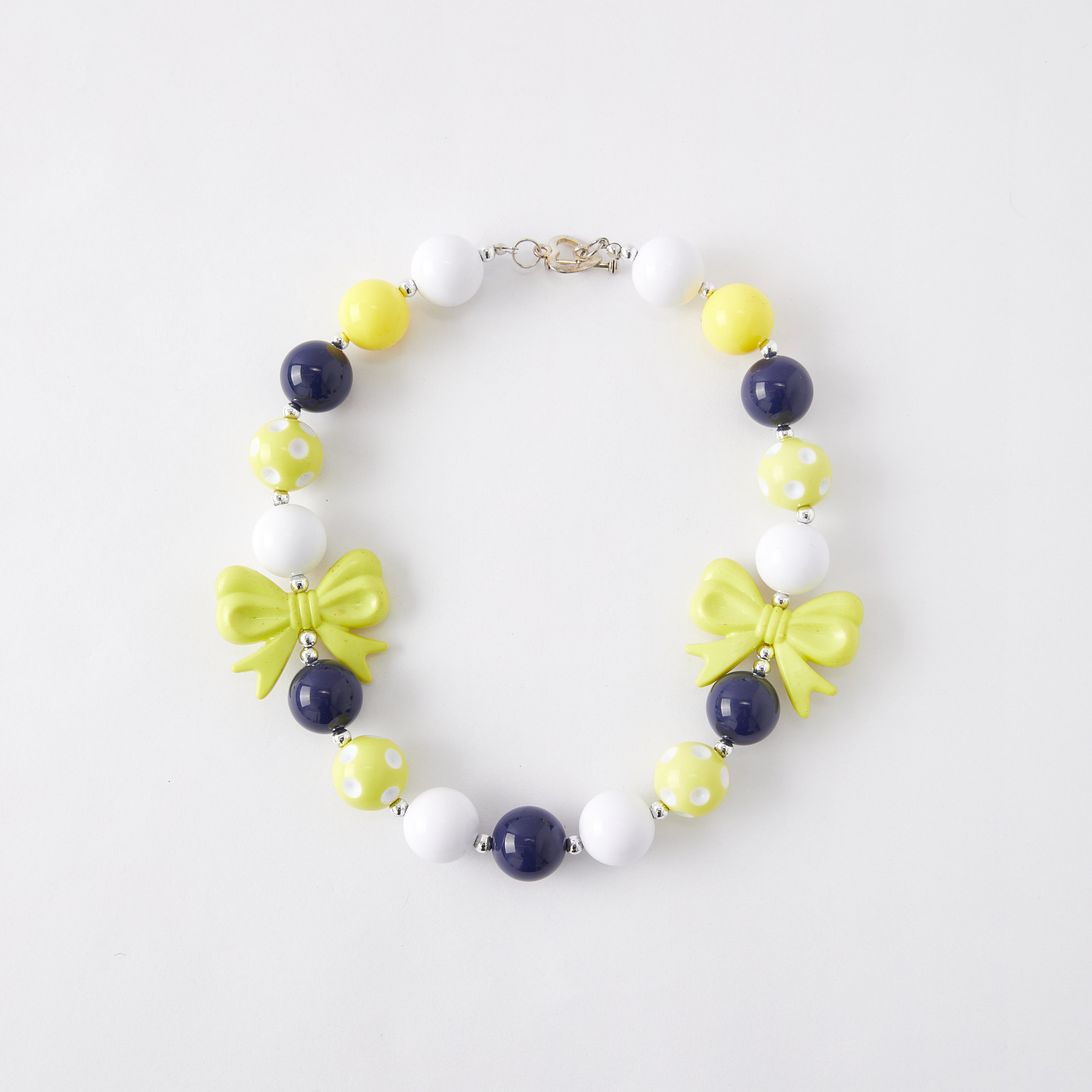 (In Stock G11)Girls Rhinestone Beaded Necklace