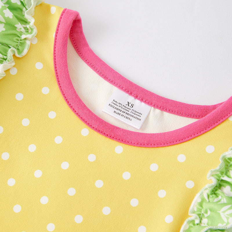 (In Stock E30-5-2)Girls Spring Floral Print Dress