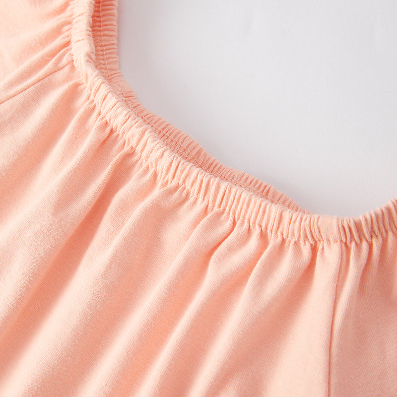 (In Stock E26-1-3)One Pack(7 Pieces total) Sale Girls Spring Floral Print Outfit Set