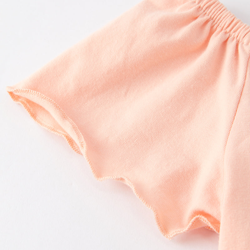 (In Stock E26-1-3)One Pack(7 Pieces total) Sale Girls Spring Floral Print Outfit Set