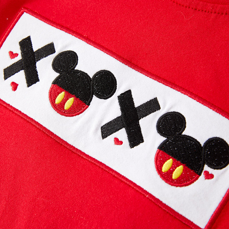 (In Stock)Boys Valentine's Day Embroidery Outfit Set