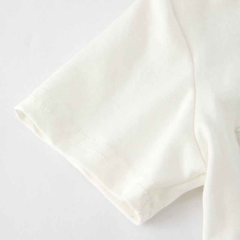 (In Stock A5-5-2)Boys Easter Embroidery Smocked Outfit Set