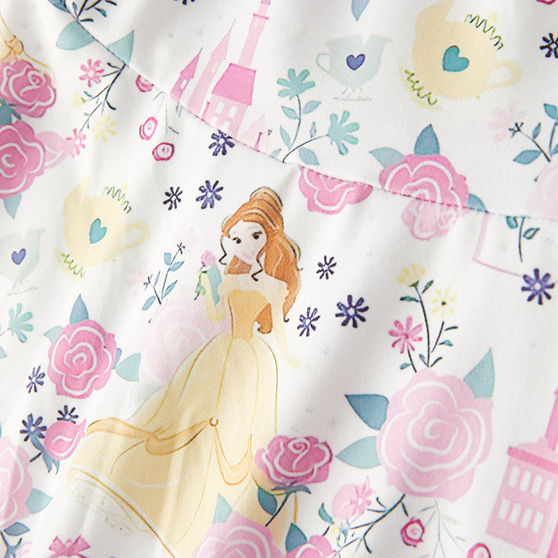 (In Stock Q9-3-1)One Pack(14 Pieces total) Girls Princess Print Dress