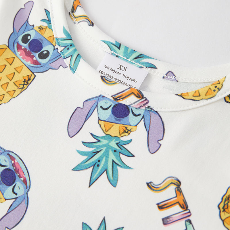 (In Stock)One Pack(8 Pieces total) Sale Girls Spring and Summer Cartoon Print Dress