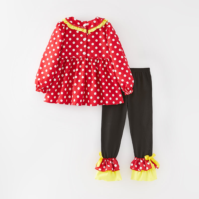 (In Stock Q8-2-1)One Pack(19 Pieces total) Sale Girls Cartoon Embroidery Smocked Outfit Set