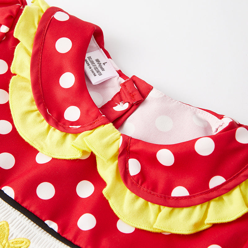 (In Stock Q8-2-1)One Pack(19 Pieces total) Sale Girls Cartoon Embroidery Smocked Outfit Set