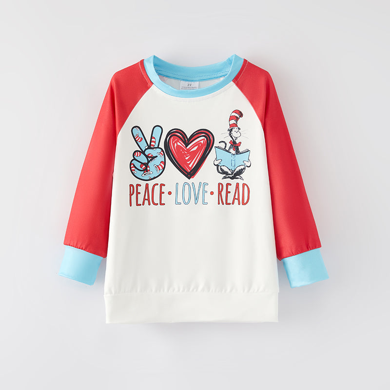 (In Stock)Boys Spring DR SEUSS Print Top