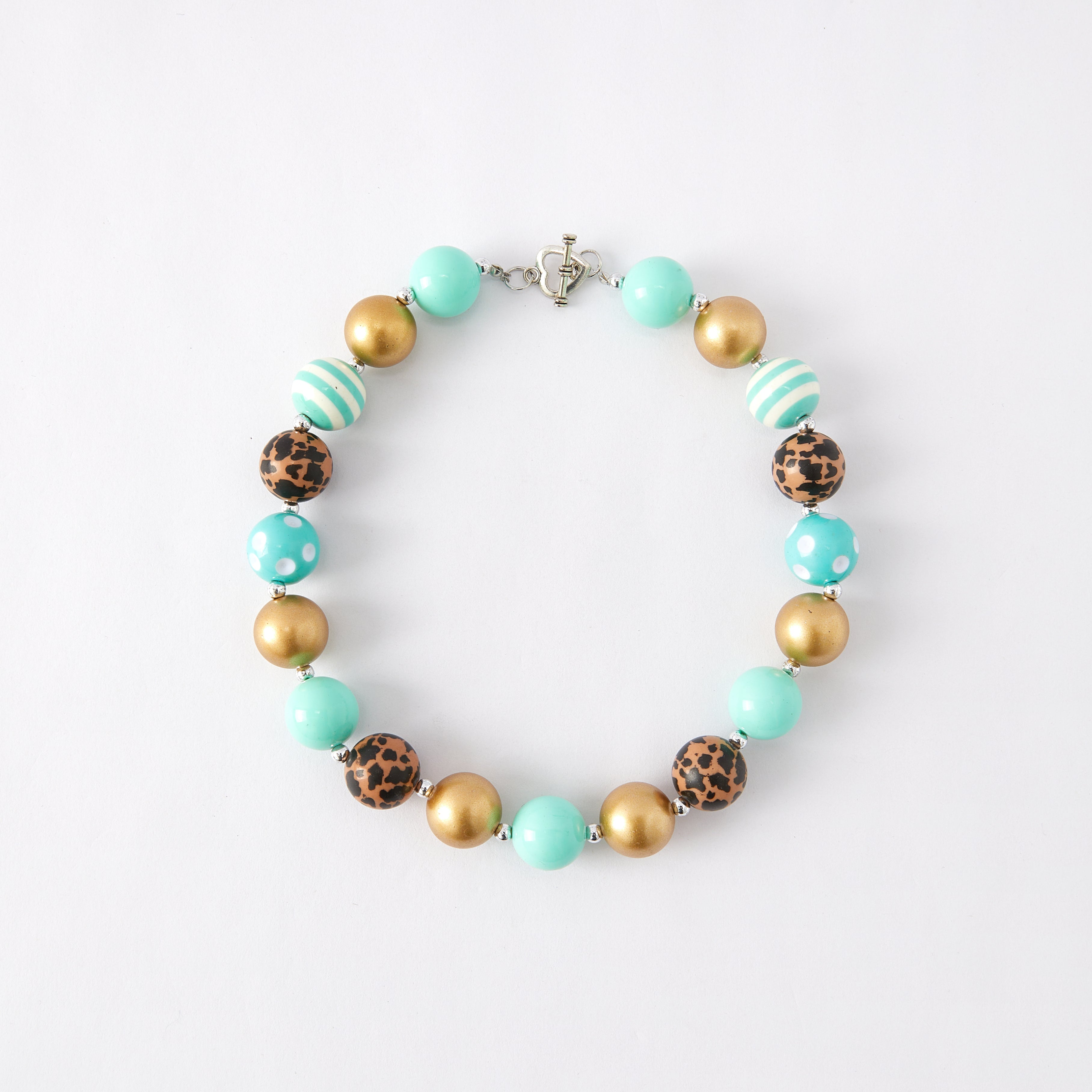 (In Stock G11 G12)Girls Rhinestone Beaded Necklace