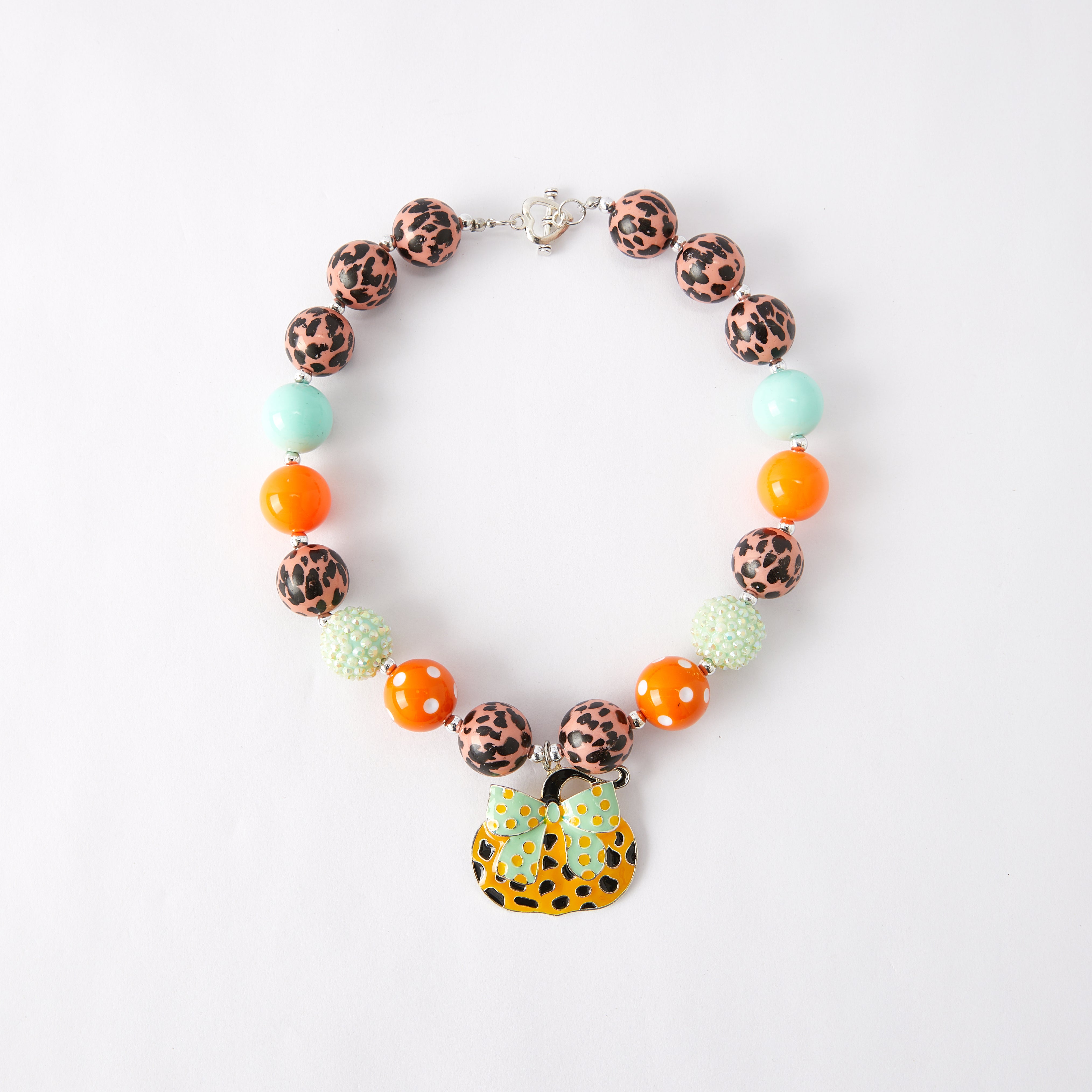 (In Stock G11 G12)Girls Rhinestone Beaded Necklace