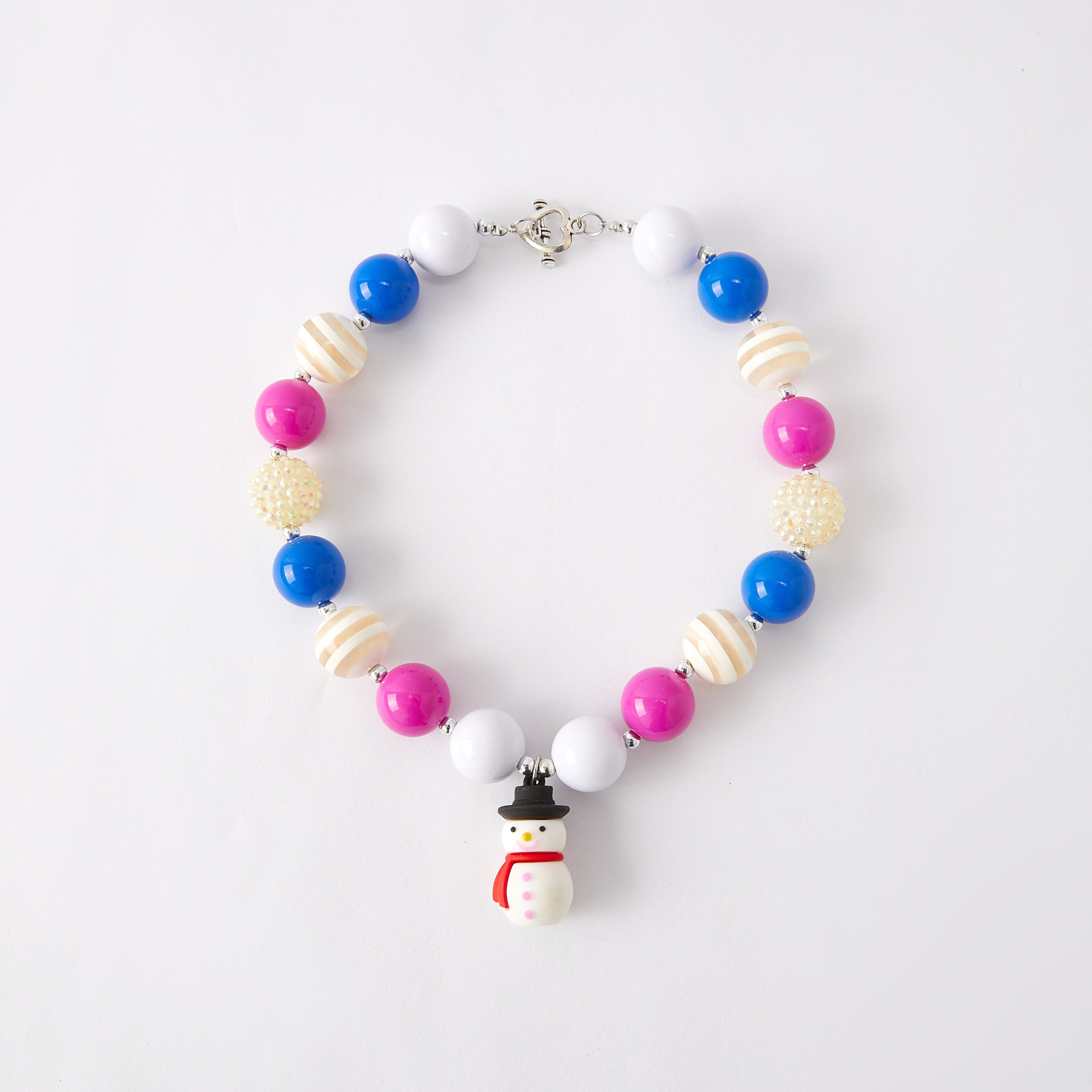 (In Stock G11 G12)Girls Rhinestone Beaded Necklace