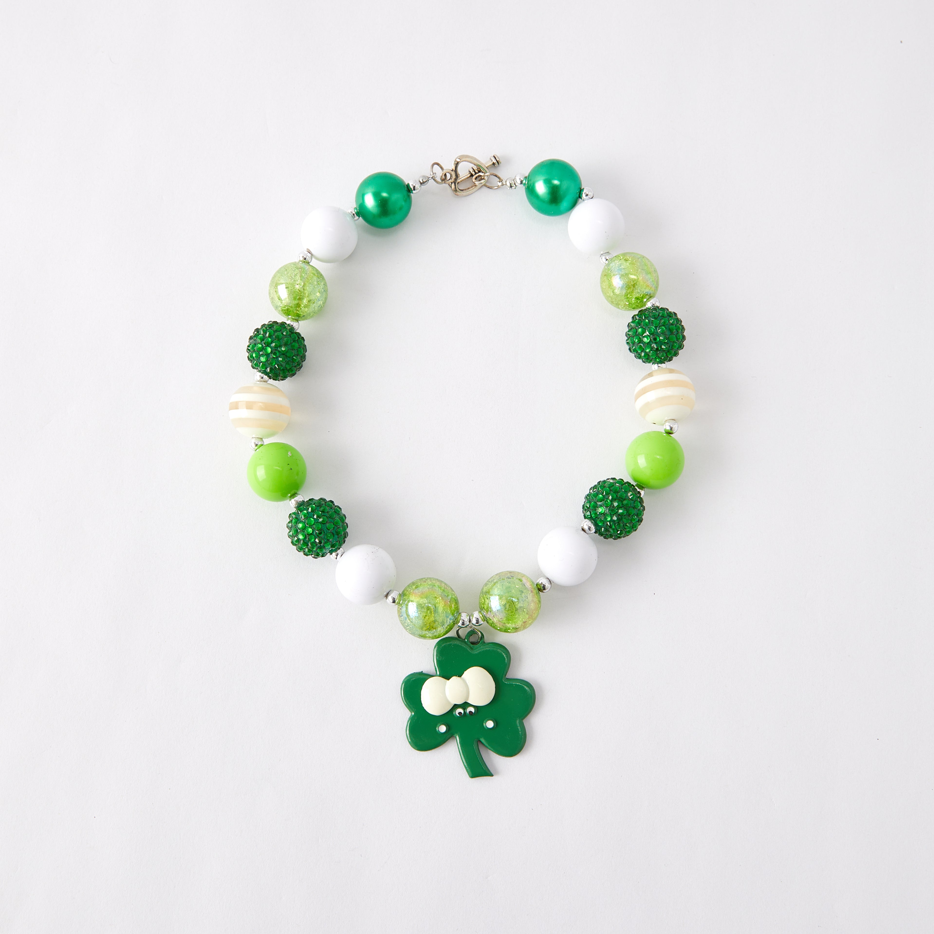 (In Stock G11 G12)Girls Rhinestone Beaded Necklace