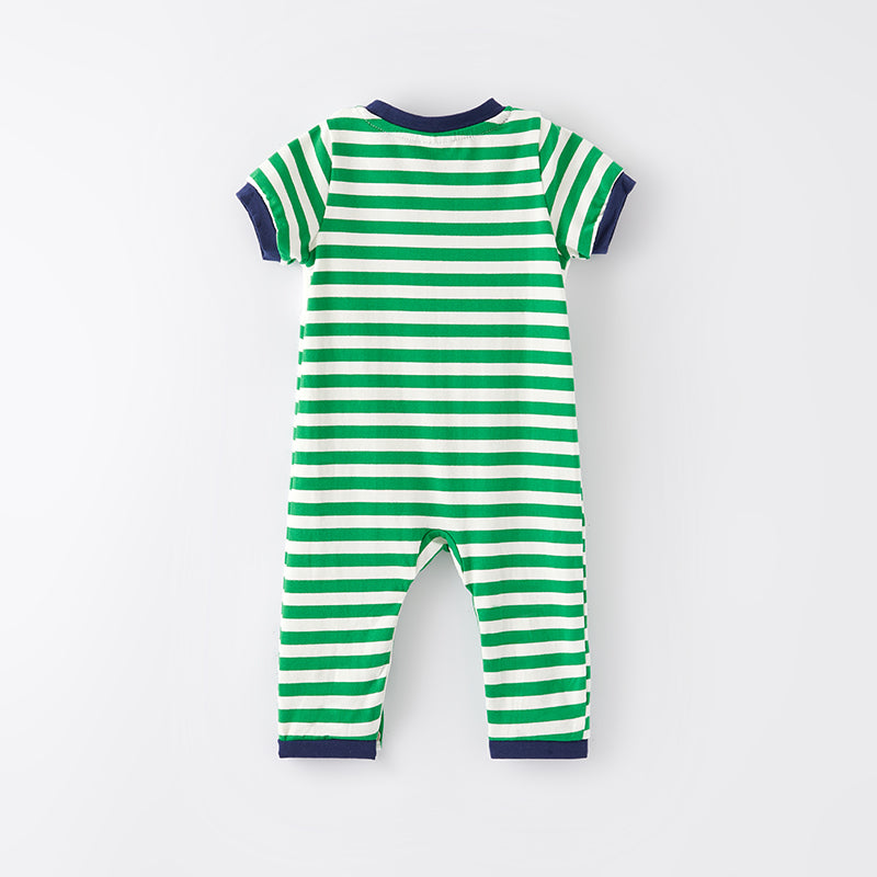 (In Stock)Toddler Boy St.Patrick's Day Shamrock Applique Romper