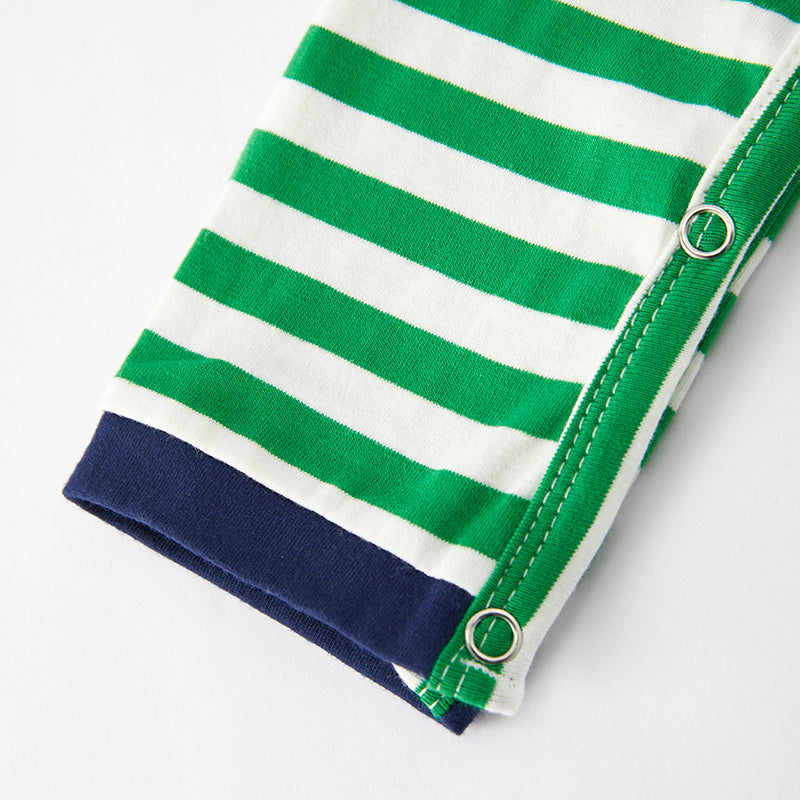 (In Stock)Toddler Boy St.Patrick's Day Shamrock Applique Romper