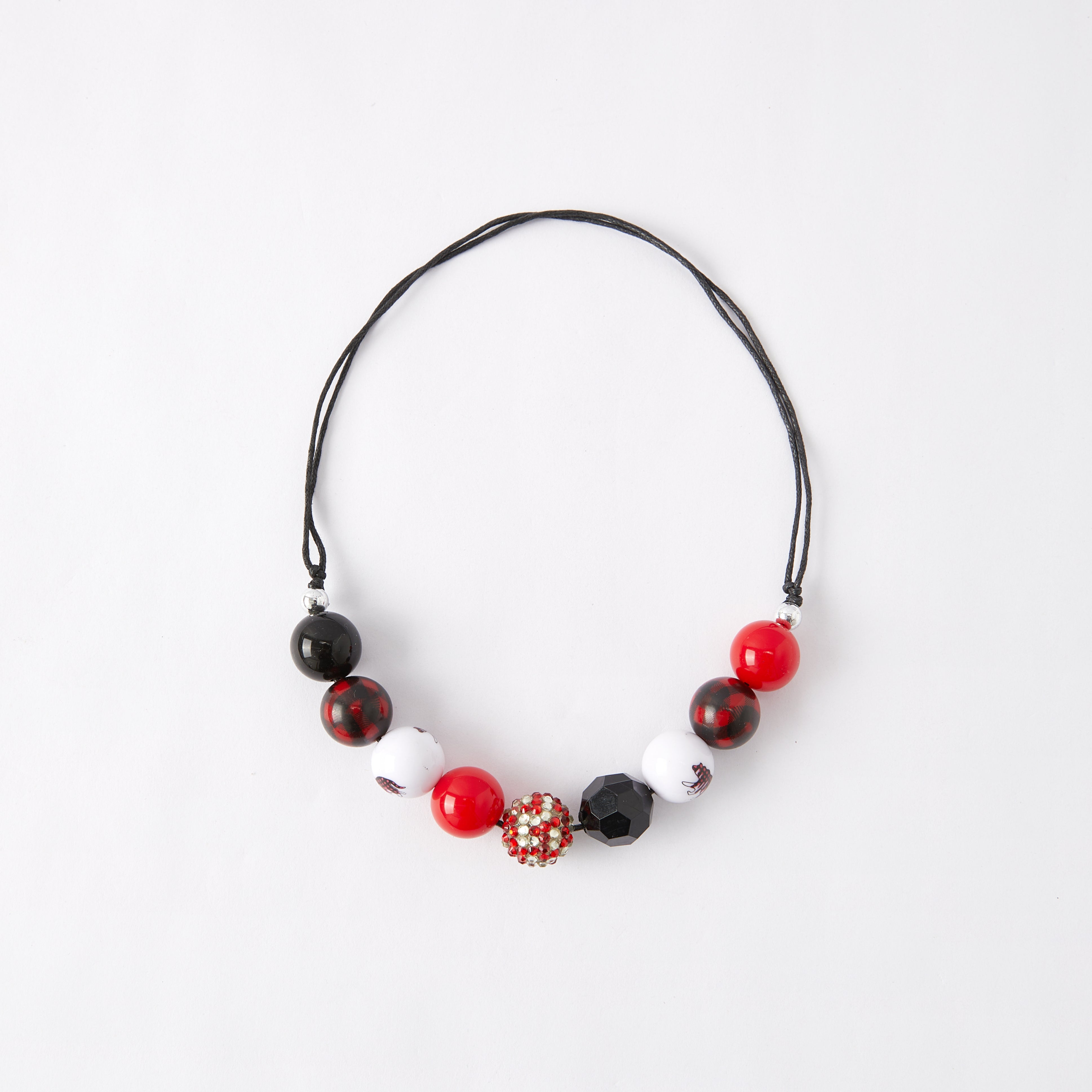 (In Stock G11 G12)Girls Rhinestone Beaded Necklace