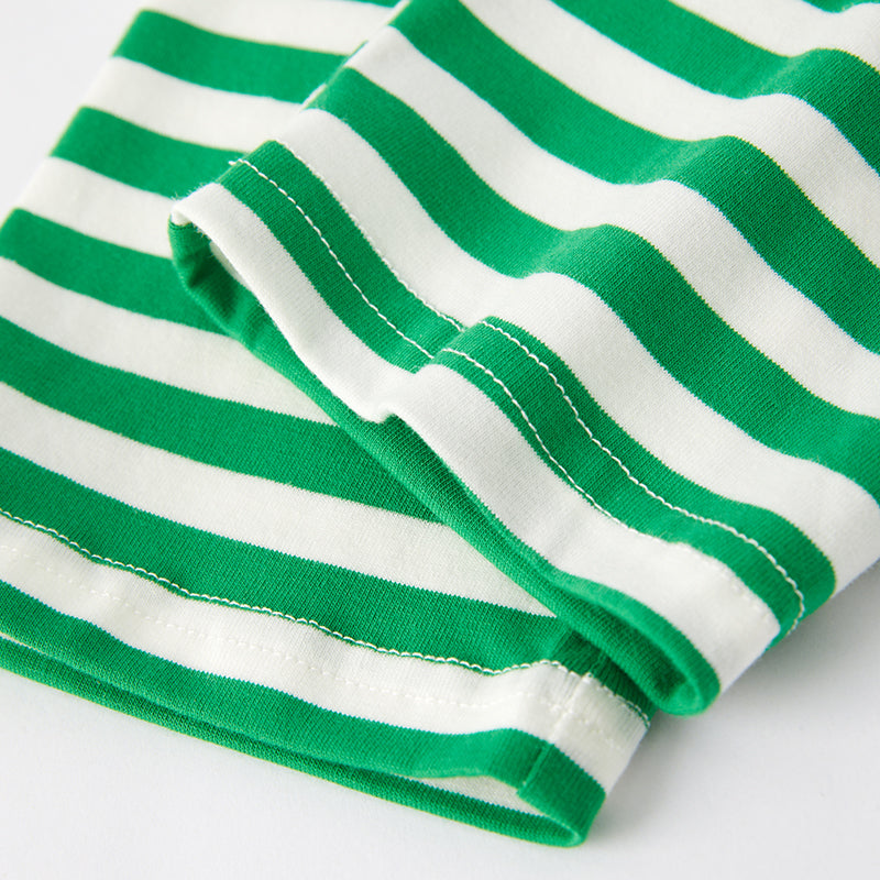 (In Stock)Boy St.Patrick's Day Shamrock Applique Smocked Outfit Set