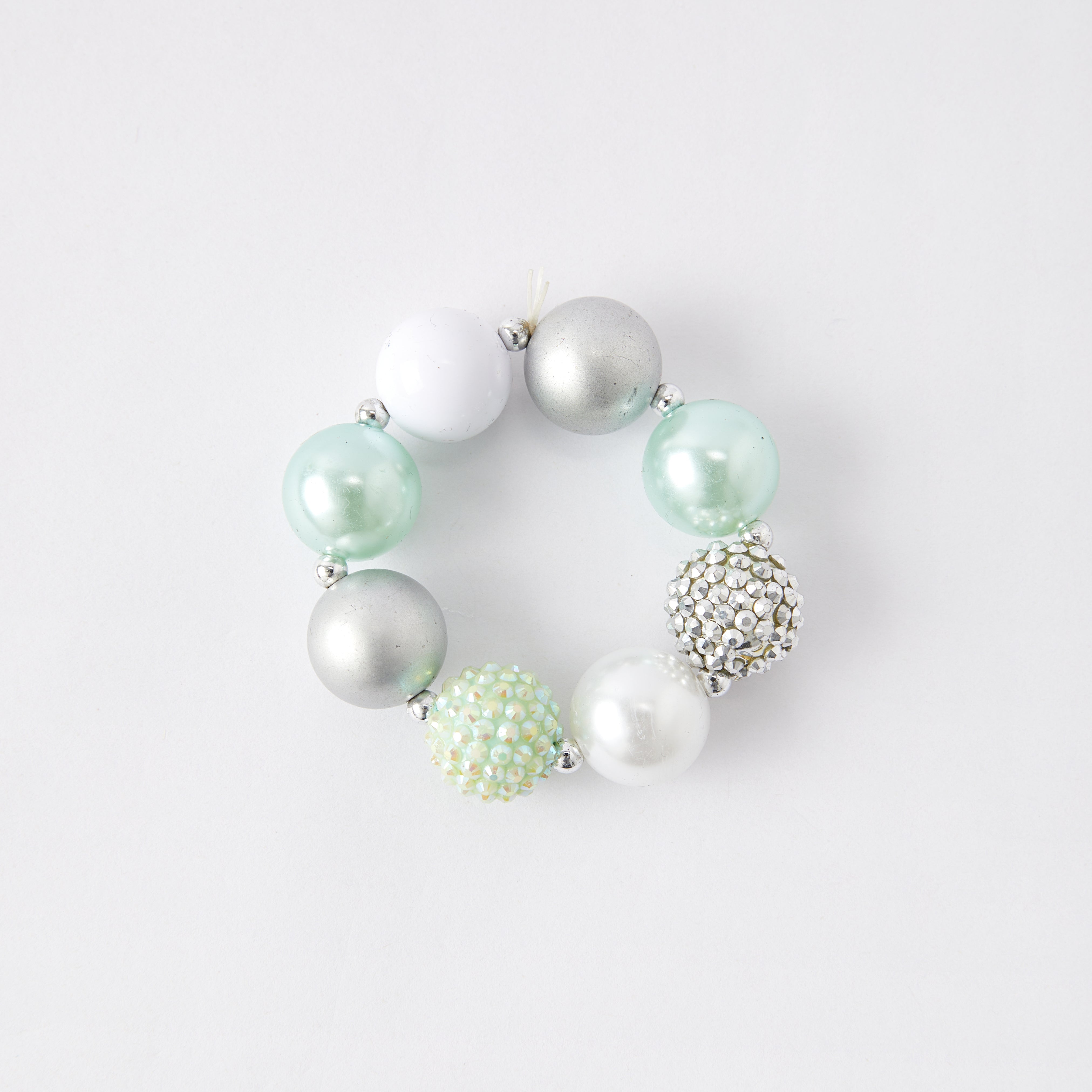 (In Stock G11 G12)Girls Rhinestone Beaded Necklace