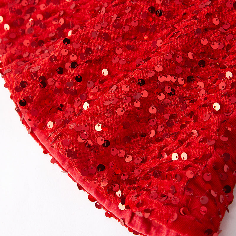 (In Stock)Girls DR SEUSS Print Sequin Velvet Pants Set