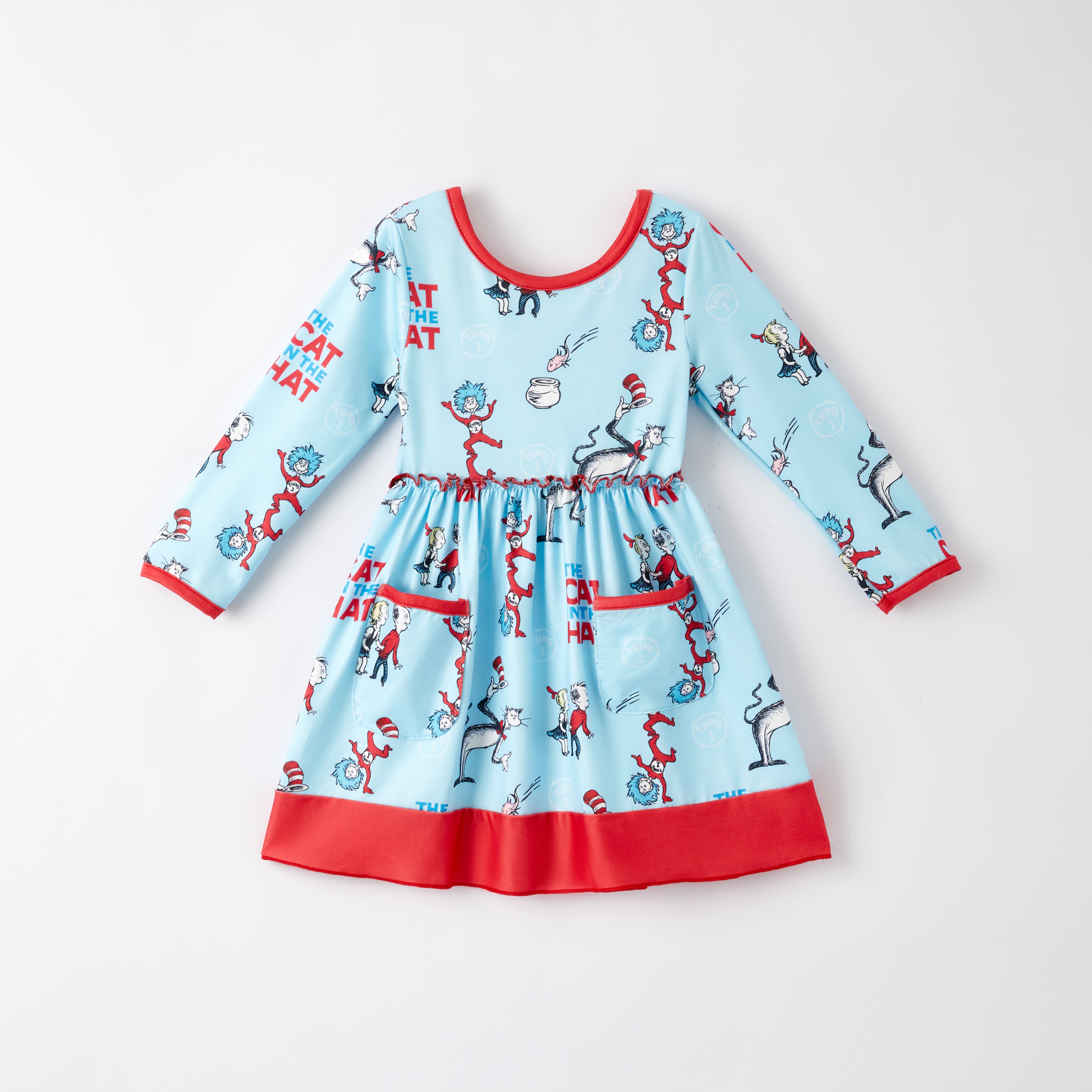 (In Stock)Girls DR SEUSS Print Dress
