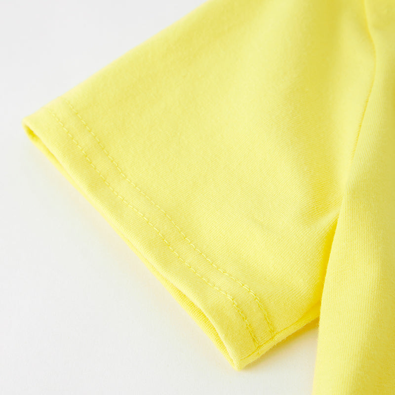 (In Stock)Boys Spring and Summer Cartoon Applique Shorts Set