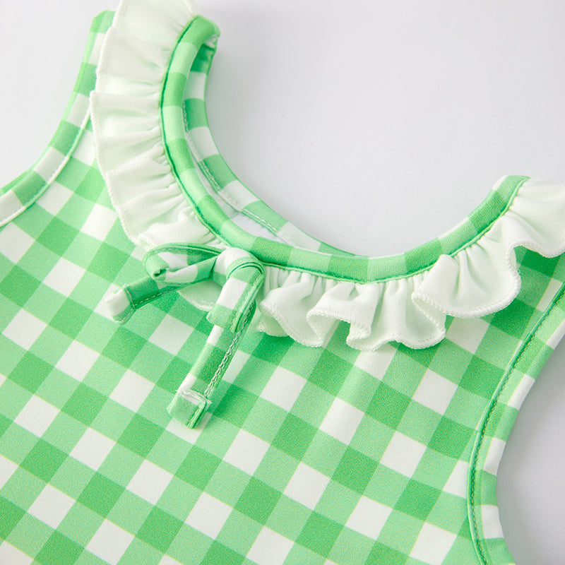 (In Stock)Girls Spring and Summer Lemon Print Dress
